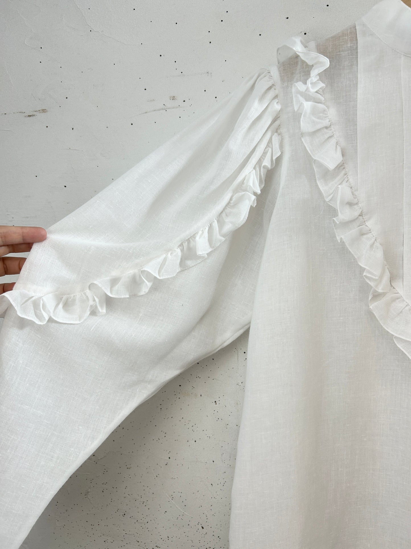 Vintage White Blouse [I33743]