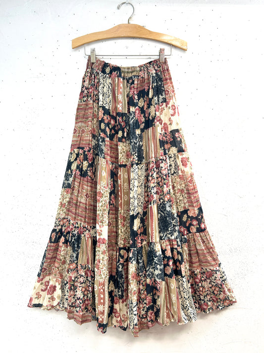 Vintage Tiered Skirt  [E32467]