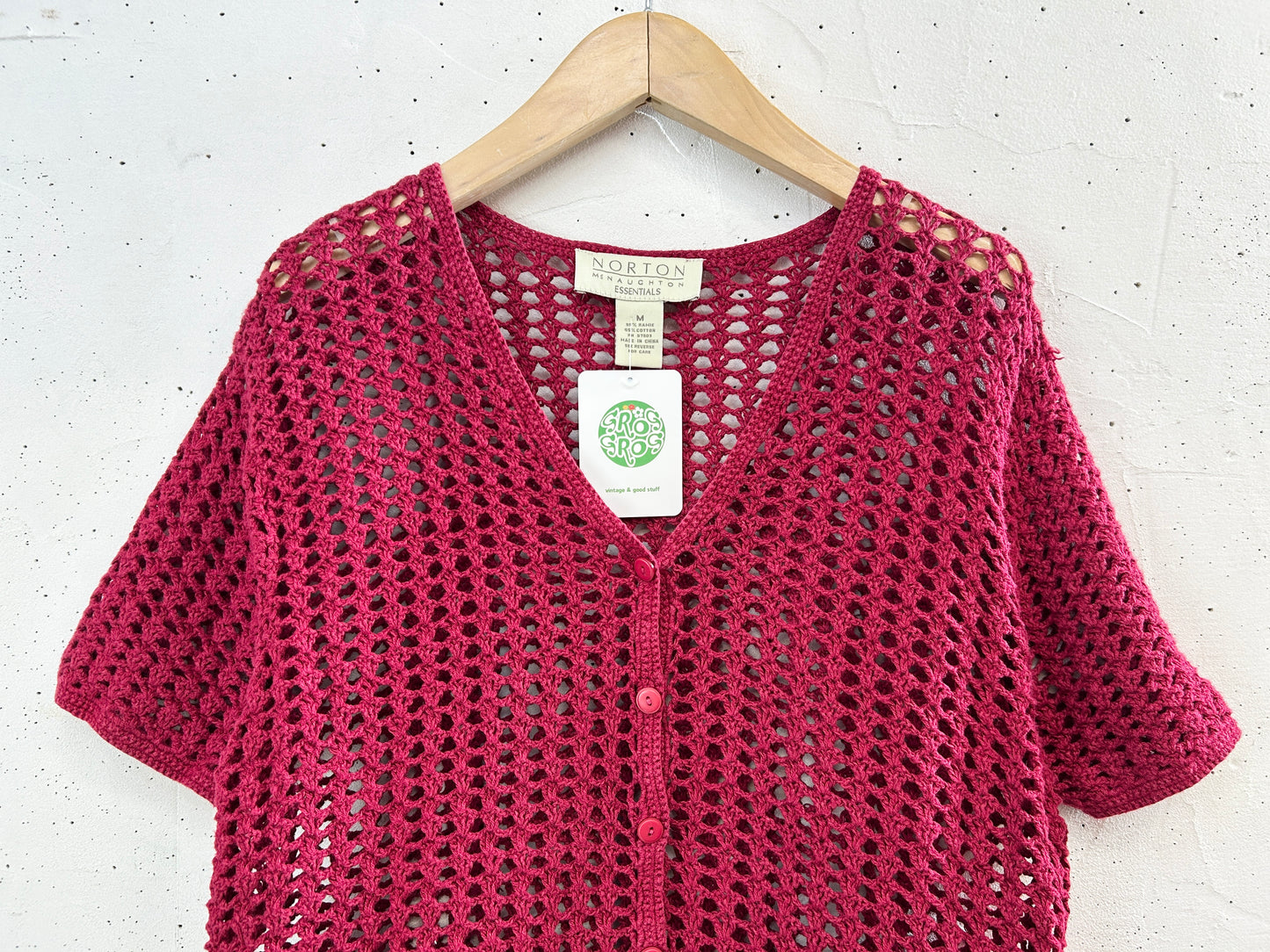 Vintage Crochet Cardigan [G33217]