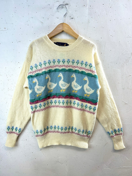 Vintage Knit Sweater[K30719]
