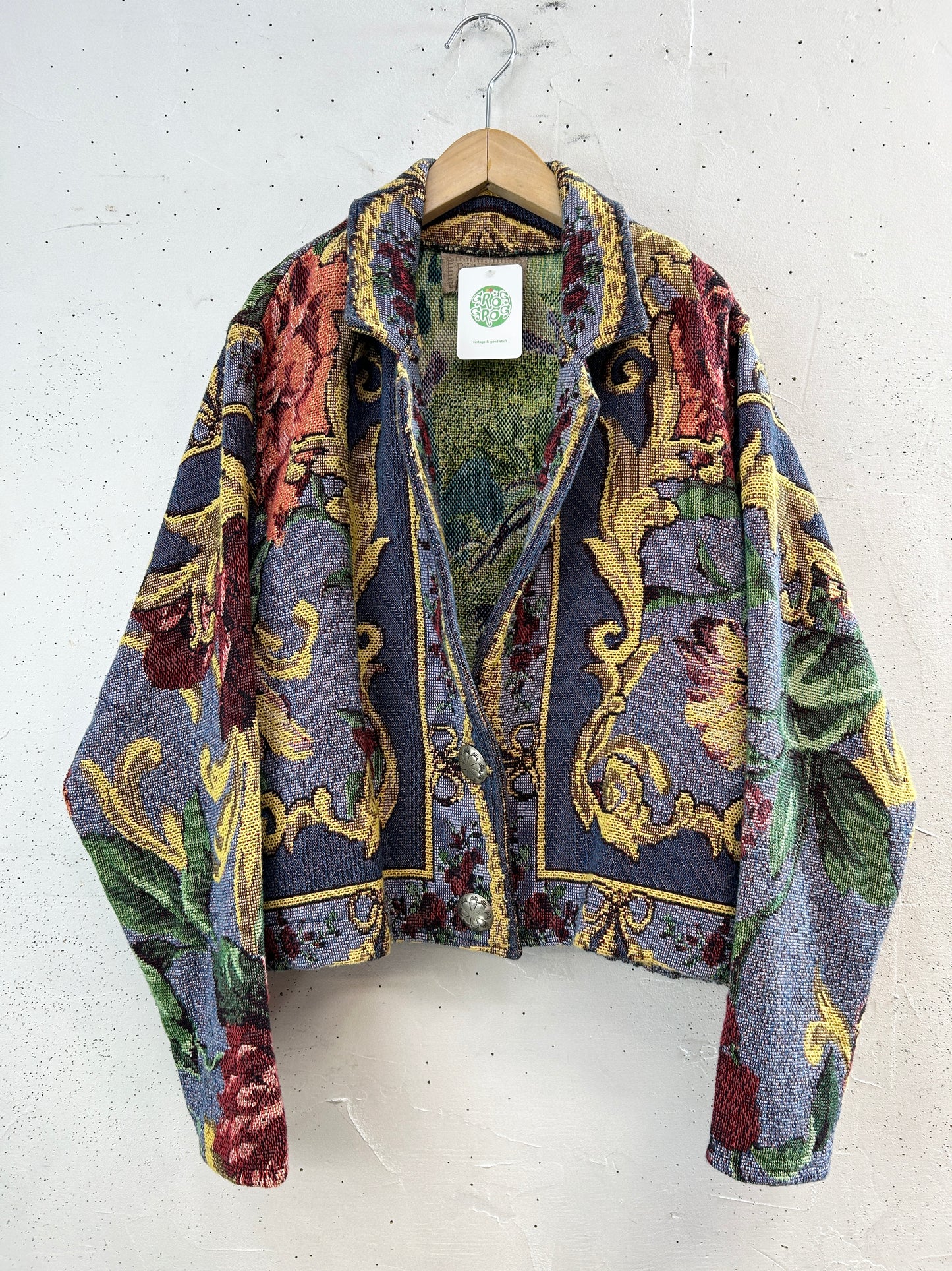 Vintage Rug Jacket 〜Painted Pony〜 [I33689]