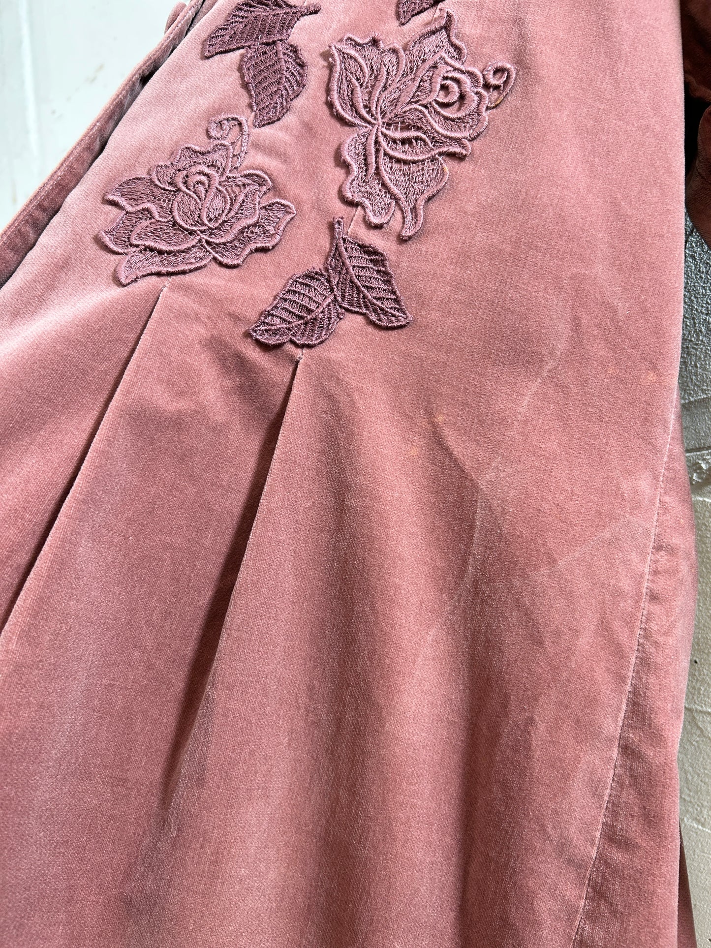 Vintage Velour Dress [J30473]