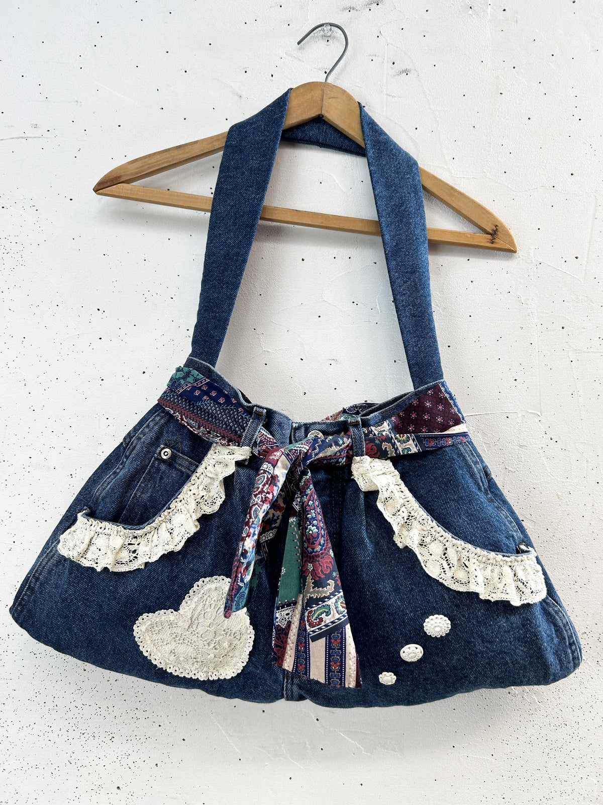 Vintage Denim Custom Bag [J34163]