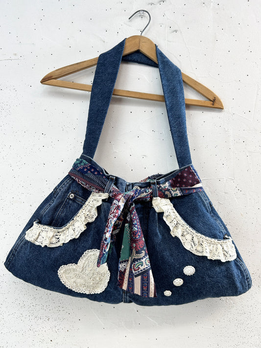 Vintage Denim Custom Bag [J34163]