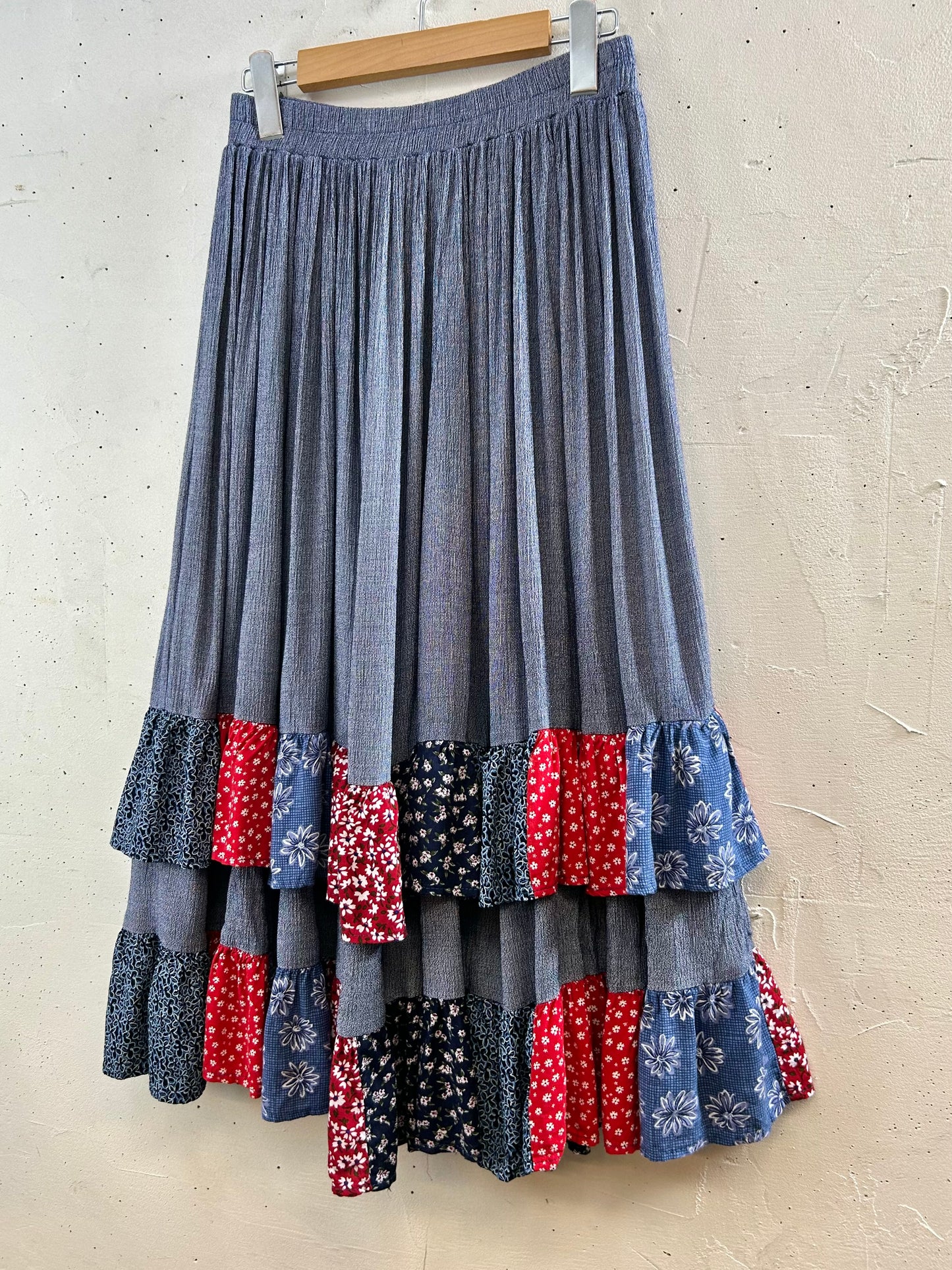 Vintage Tiered Skirt MADE IN USA [G30812]