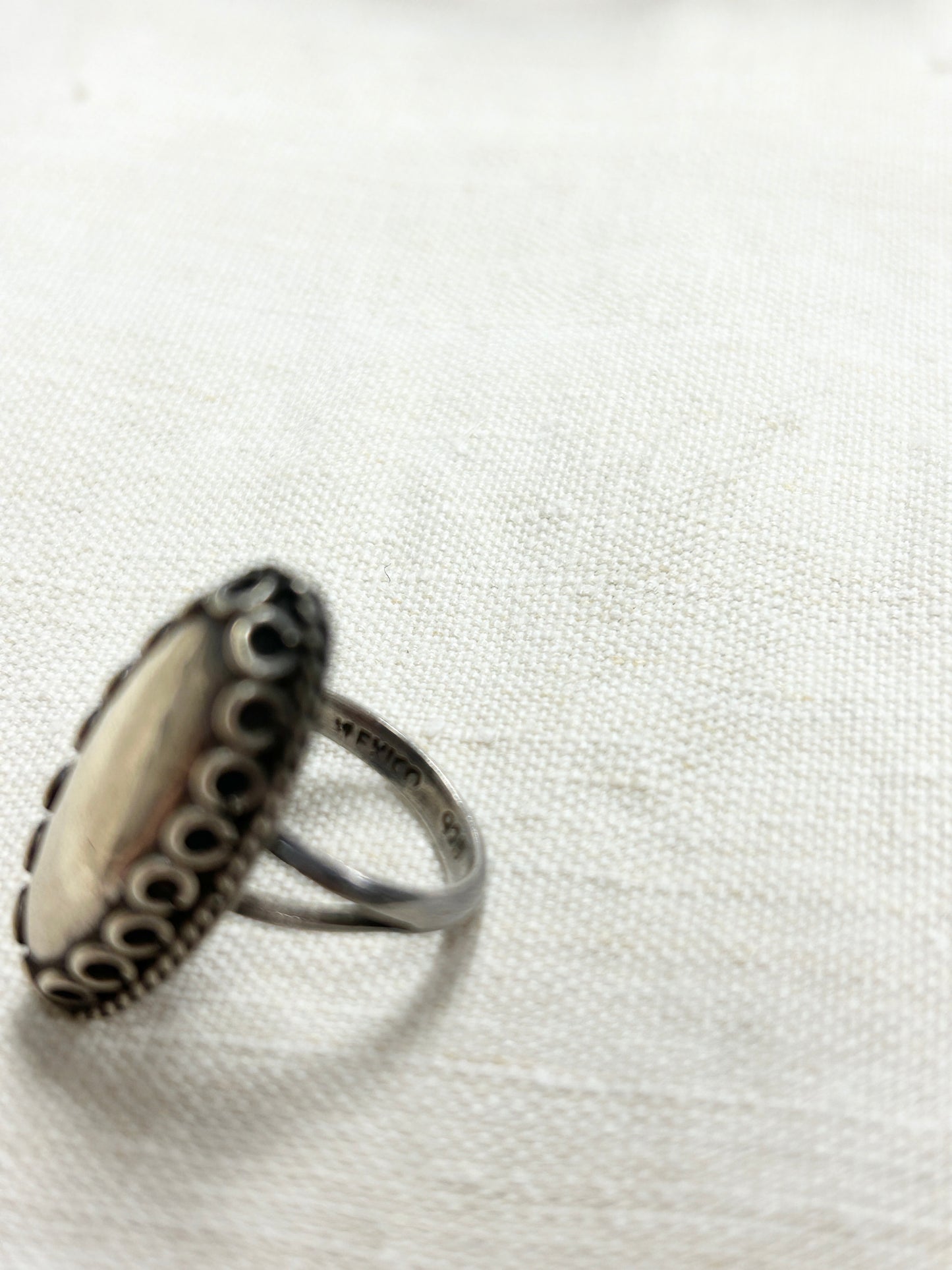 Vintage 925 MEXICO Silver Ring[J30413]
