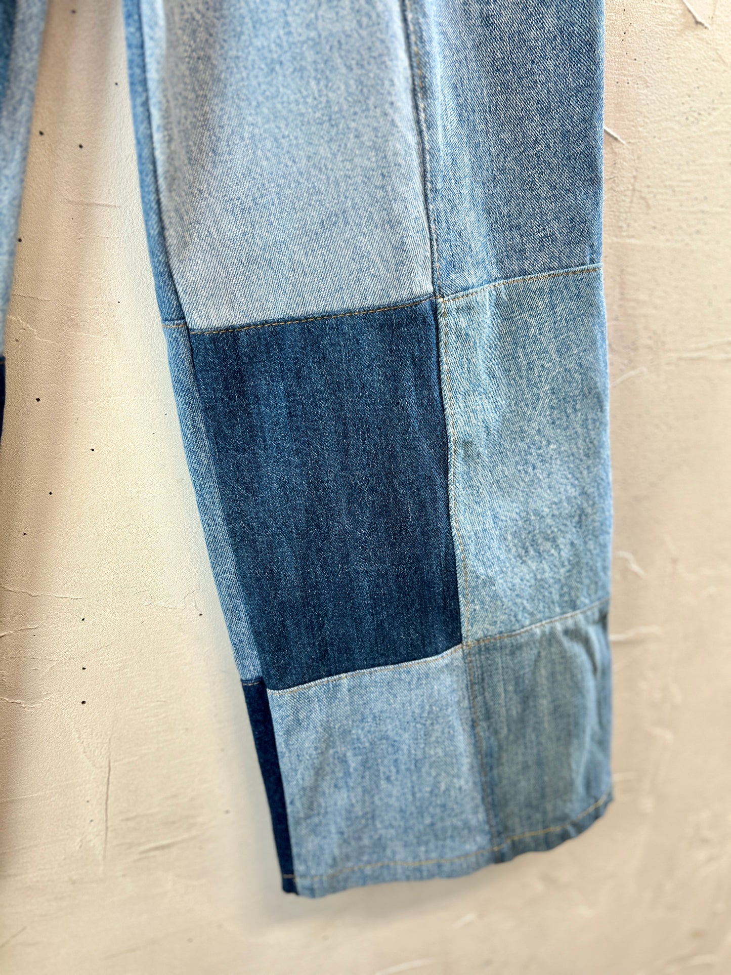 Vintage Patchwork Denim Pants [L30947]