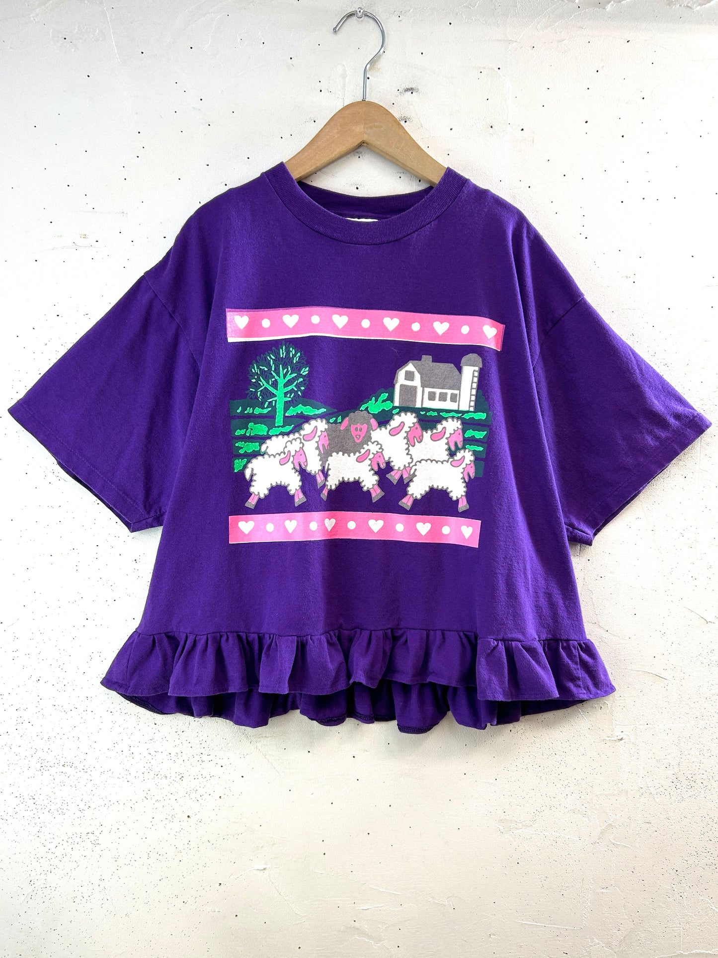 Vintage T Shirt 〜Funny dot CRAZY〜 [F32748]
