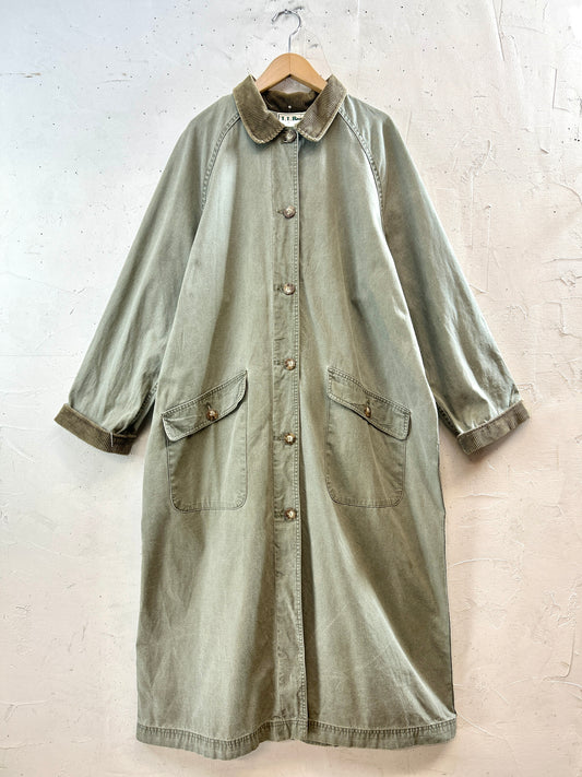 Vintage Duster Coat 〜L.L.Bean〜 MADE IN USA [K30770]