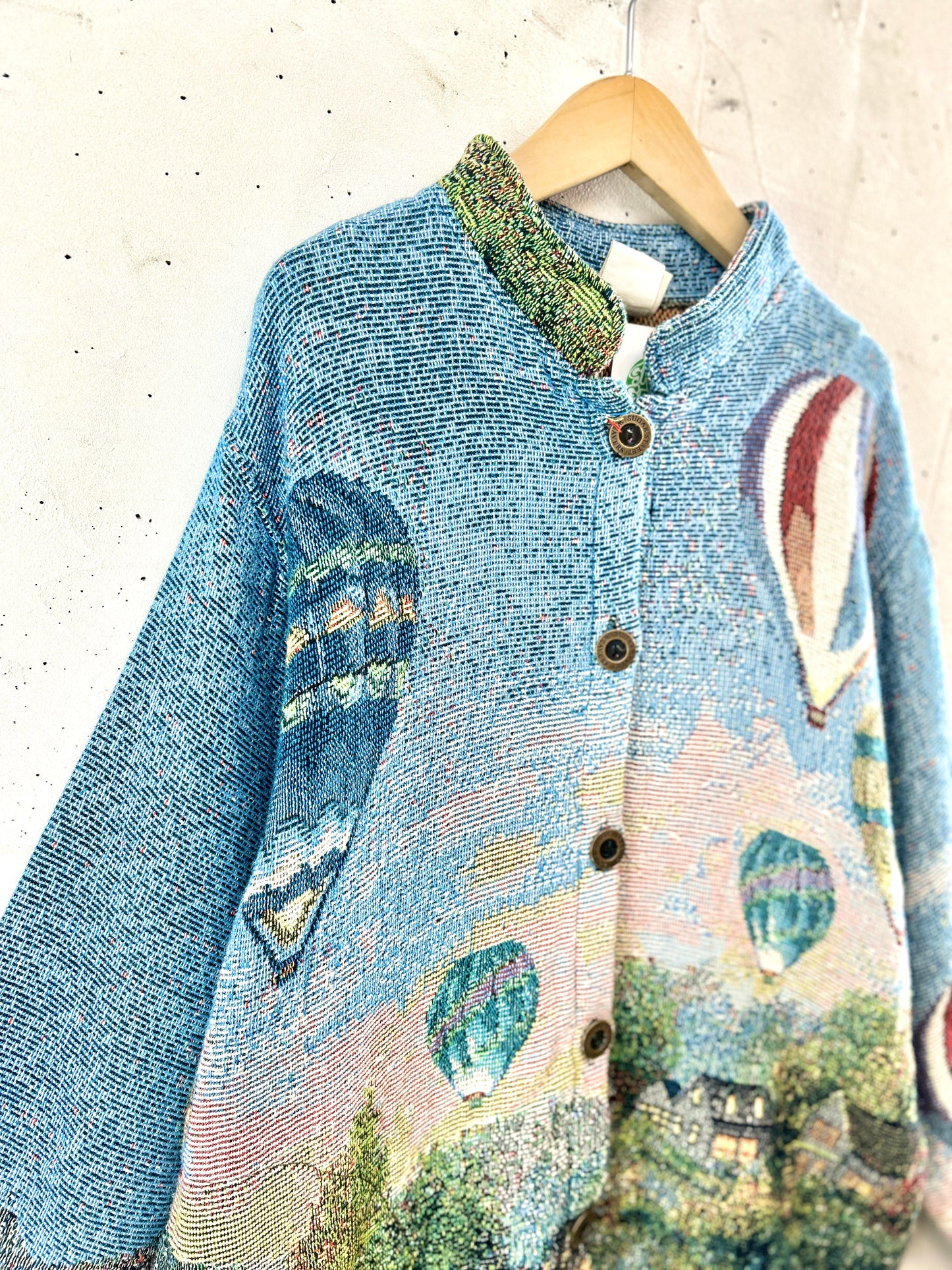 Vintage Rug Jacket 〜SUGAR STREET WEAVERS〜 MADE IN USA [L30977]