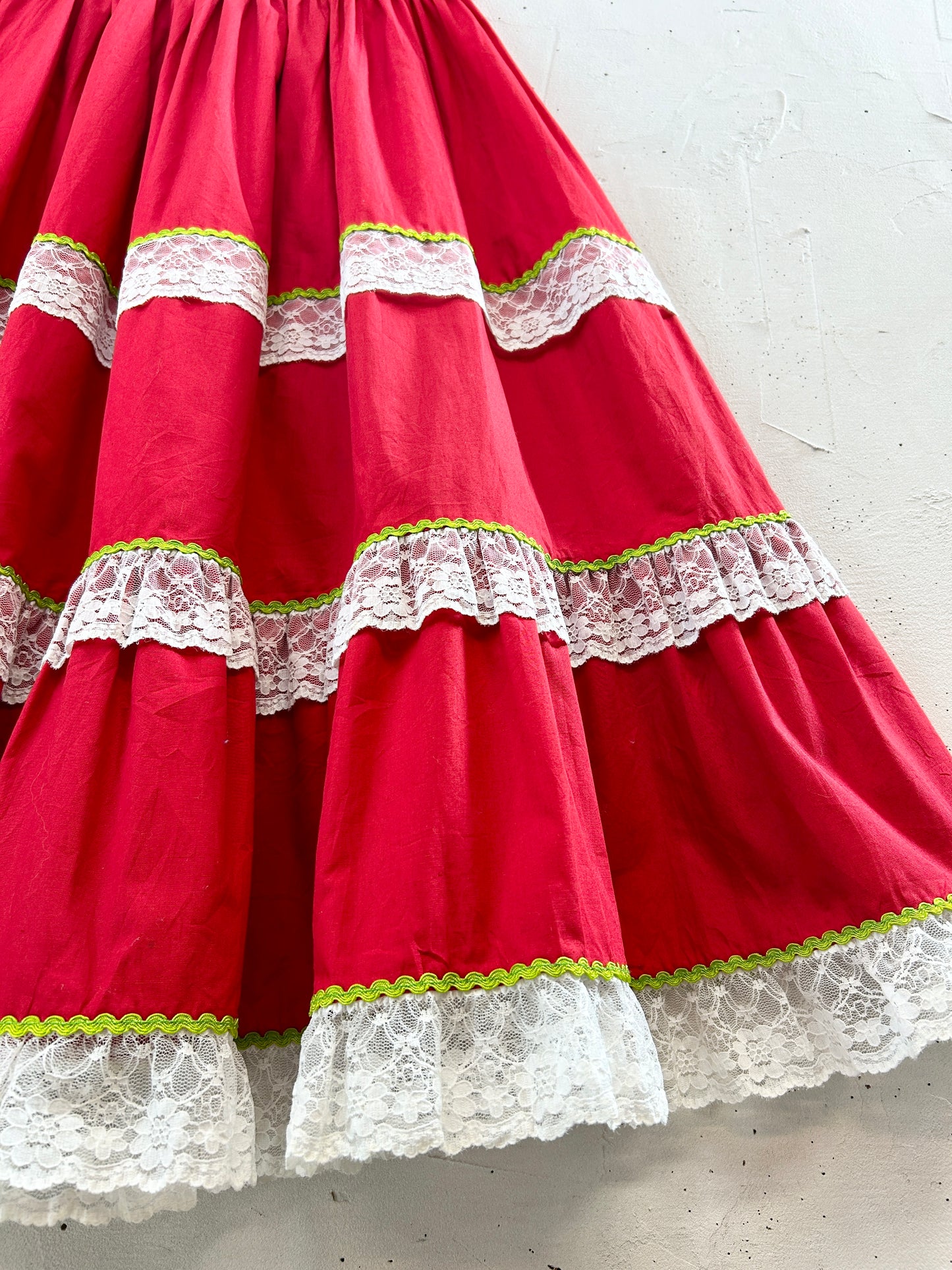 Vintage Tiered Skirt [H30772]