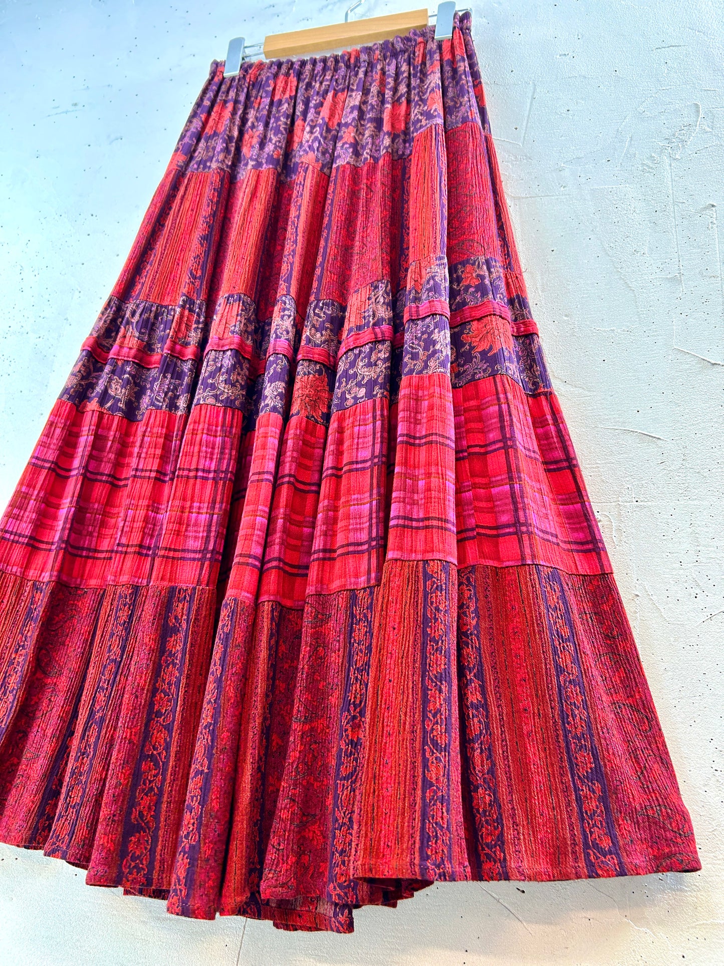 Vintage Tiered Skirt  [H30964]