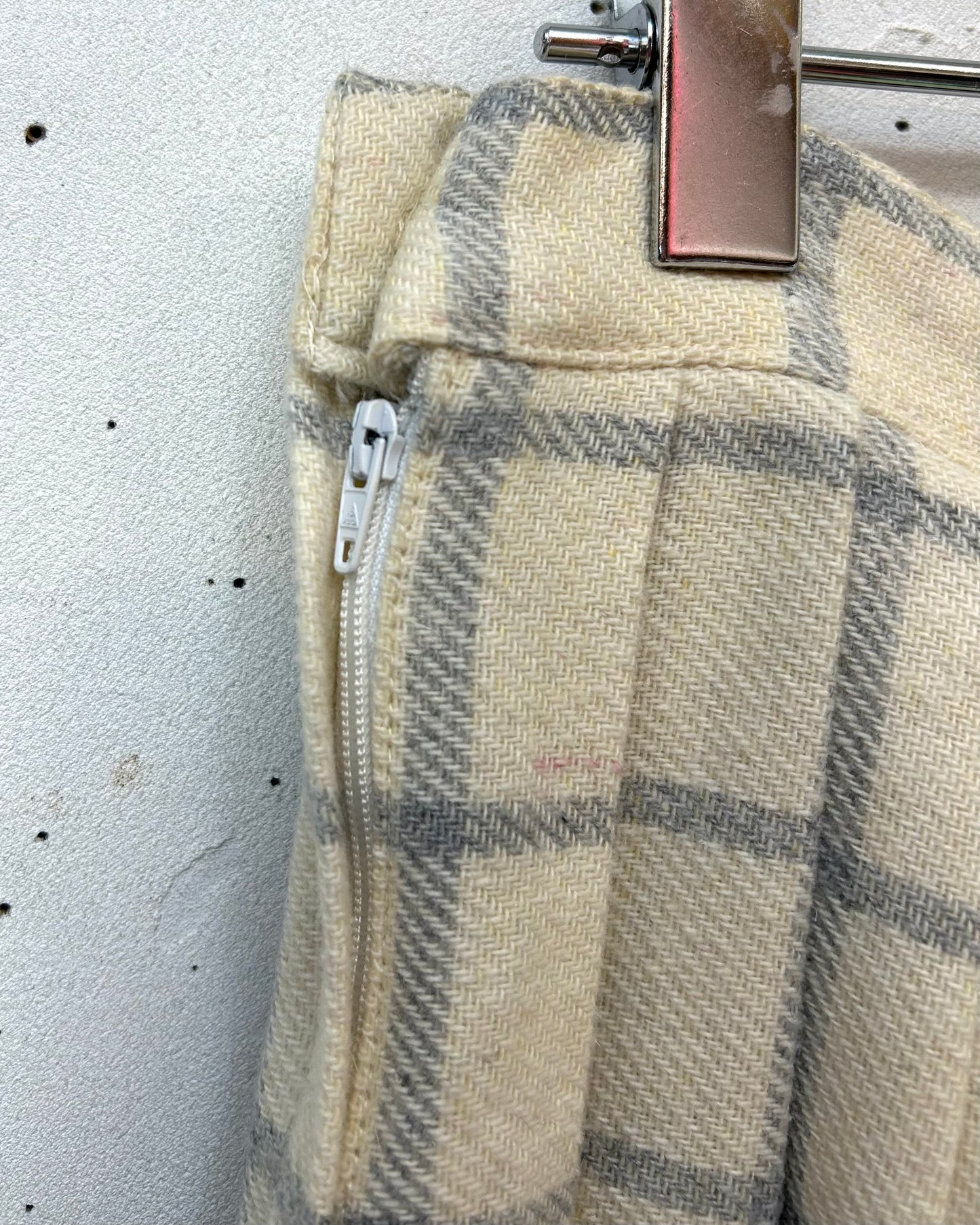 Vintage Plaid Skirt [L29185]