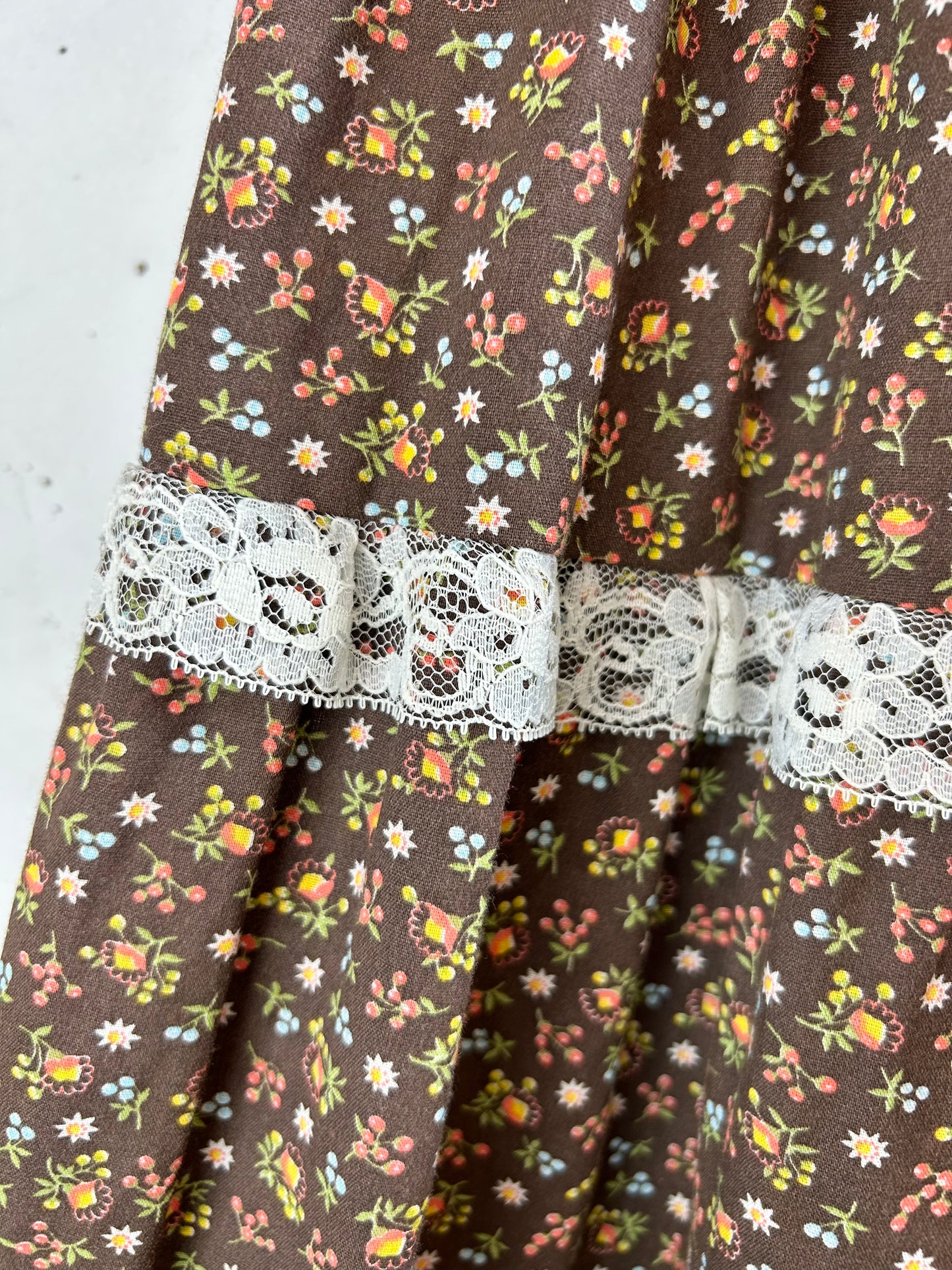 '70s Vintage Tiered Skirt [F30557]