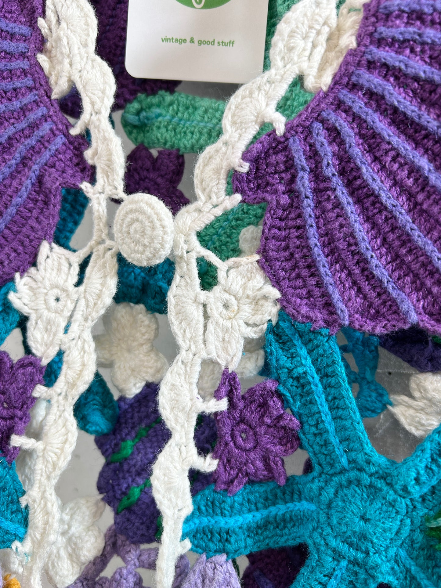 Vintage Crochet Vest [I30149]