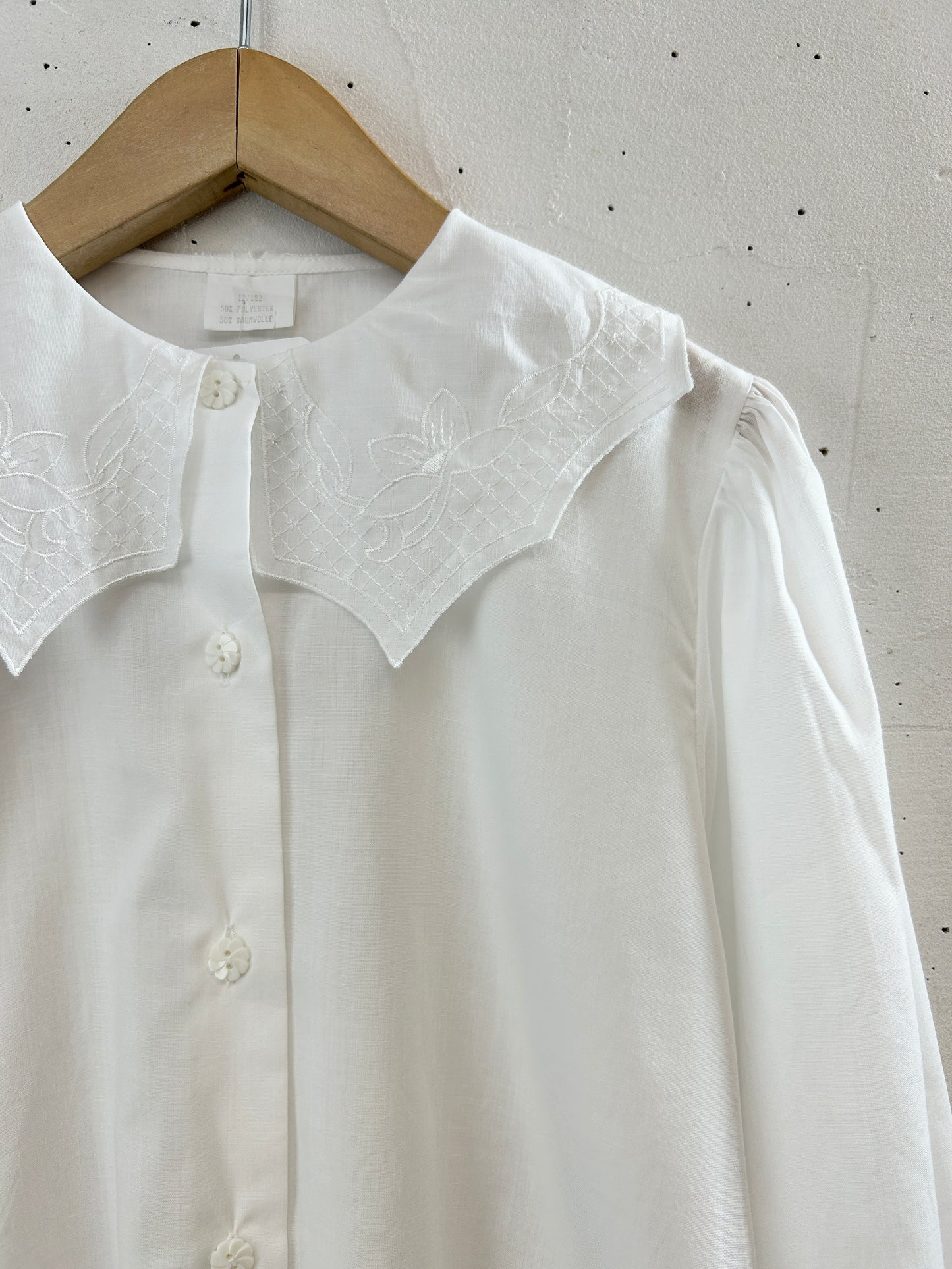 Vintage White Blouse [H30785]