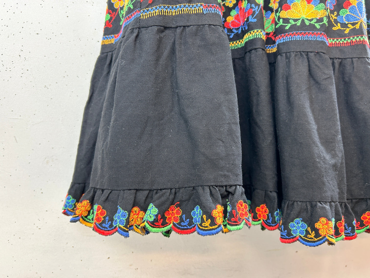 Vintage Flower Stitche Skirt [I30168]