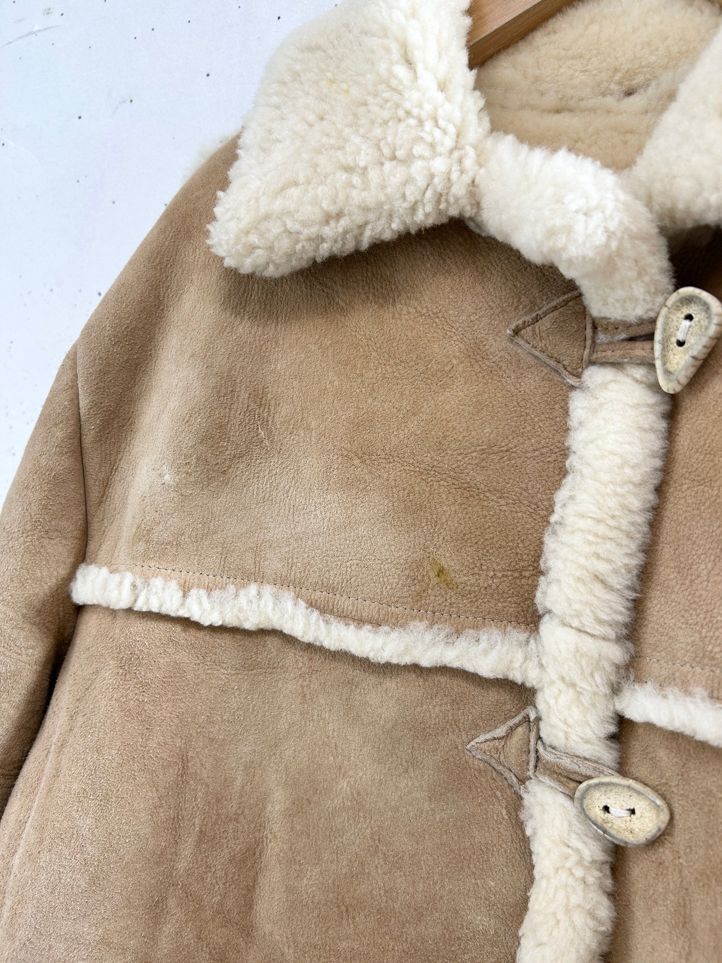 Vintage Mouton Coat [L31114]