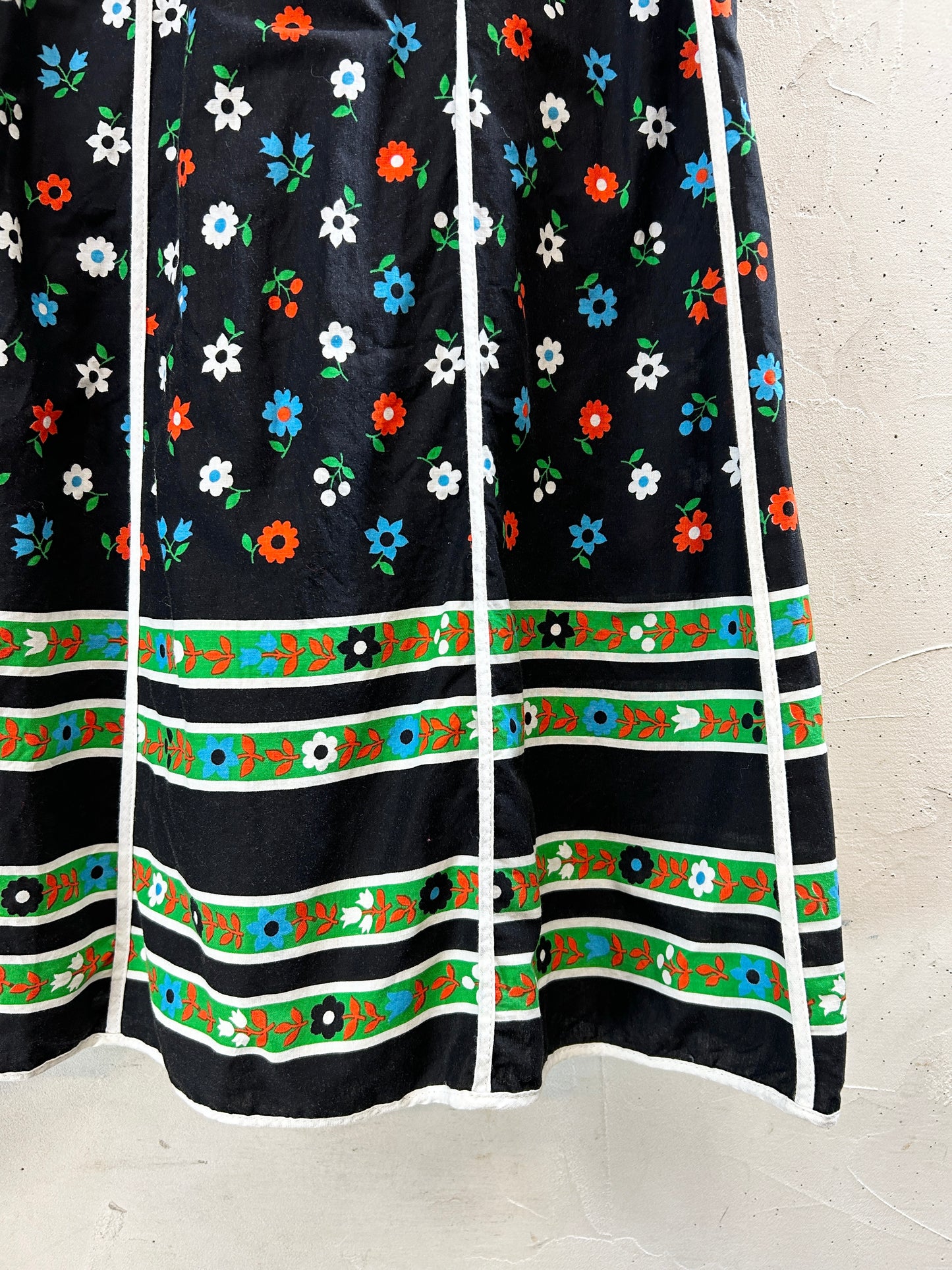 Vintage Wrap Skirt '70s [H30911]
