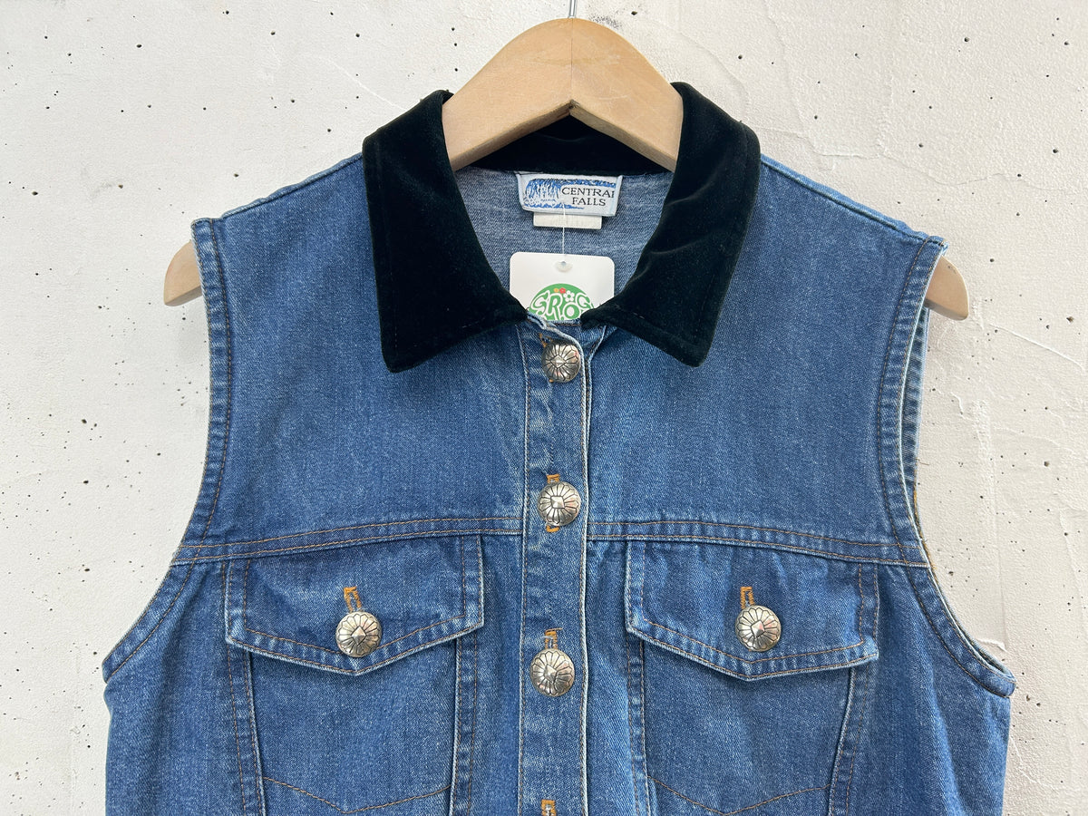 Vintage Denim Vest 〜MADE IN USA〜 [J34166]