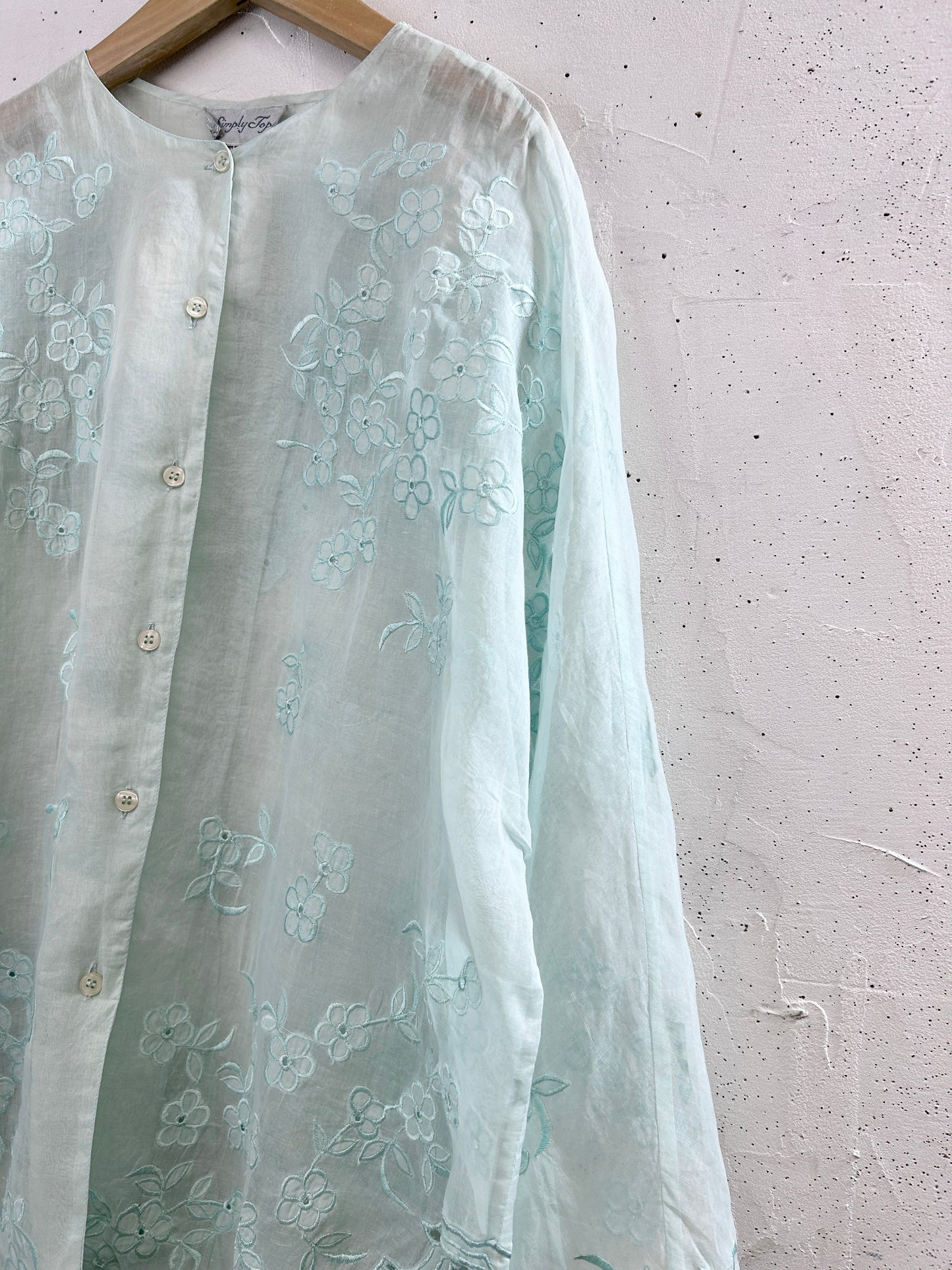 Vintage Sheer Shirt Jacket [H33473]