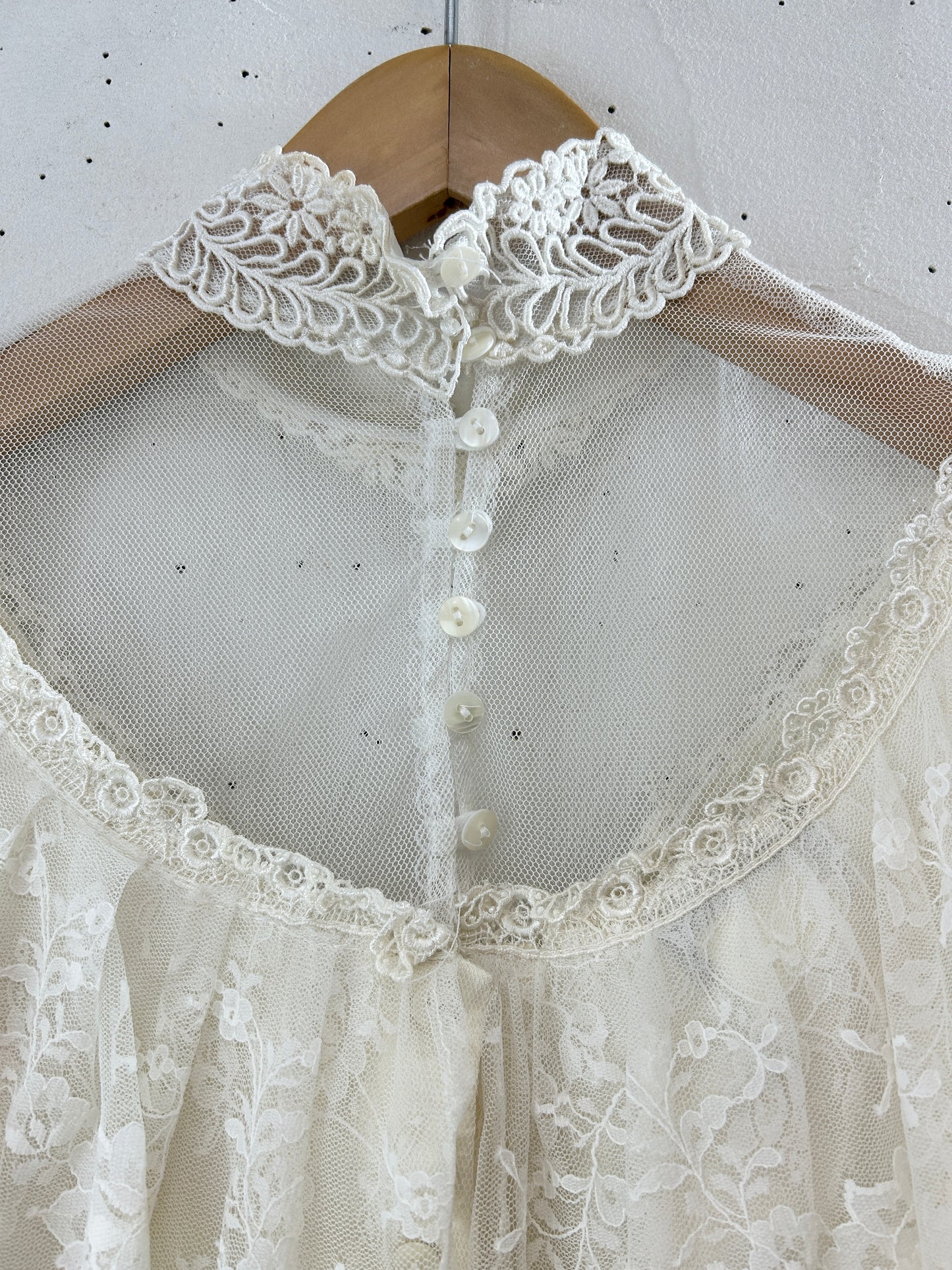 '80s Vintage Blouse 〜Jessica Mcclintock〜 [H30842]