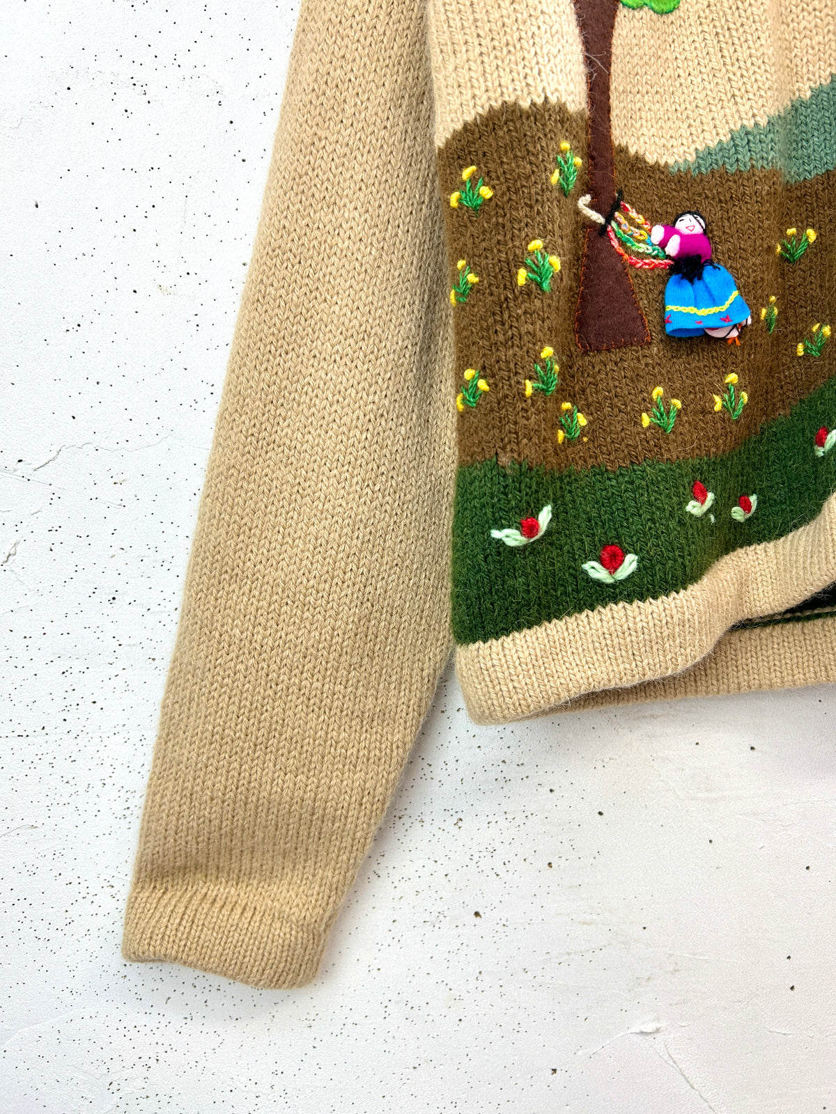 Vintage Knit Cardigan 〜MADE IN PERU〜 [I33919]