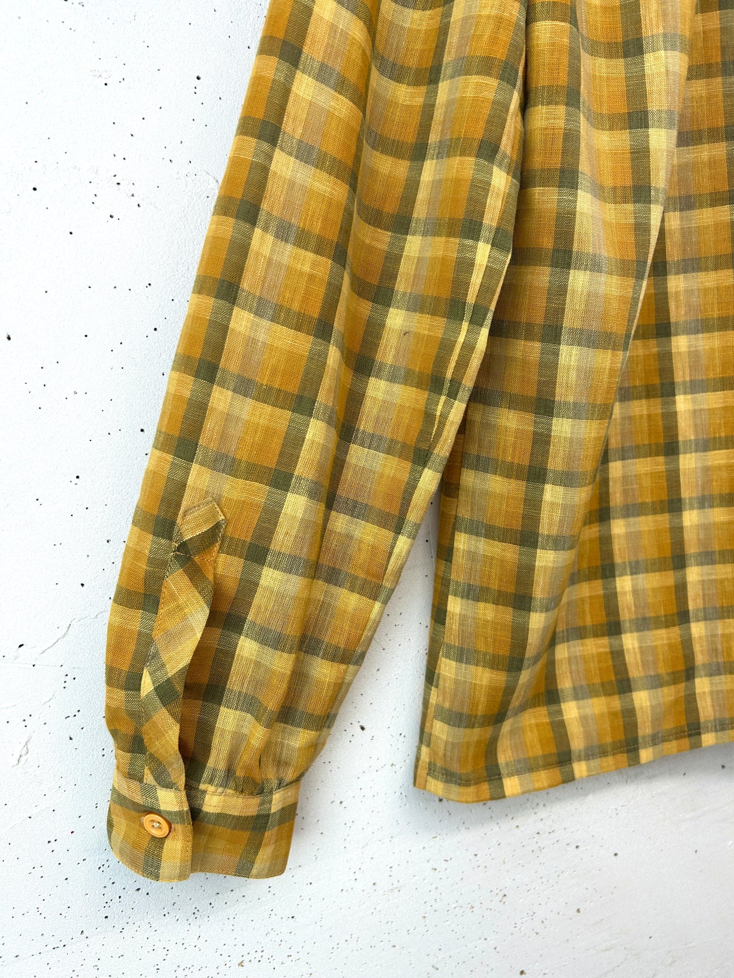 Vintage  Plaid Shirt [E32526]