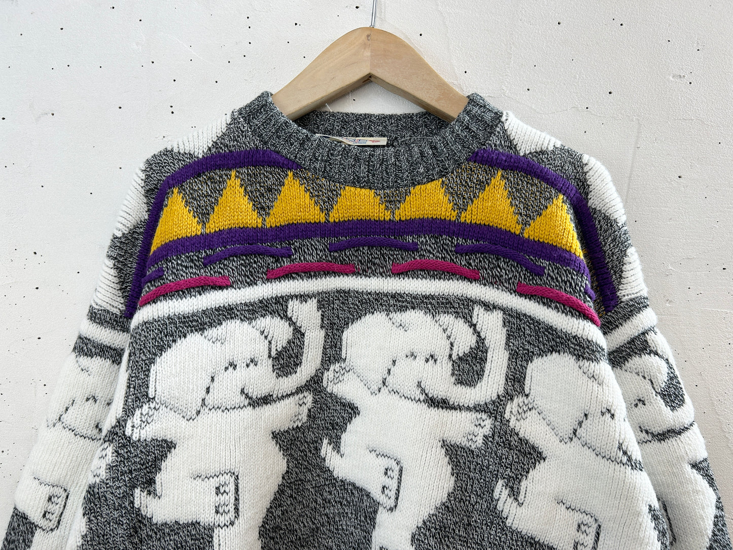 Vintage Knit Sweater 〜ROSE〜 [J30376]