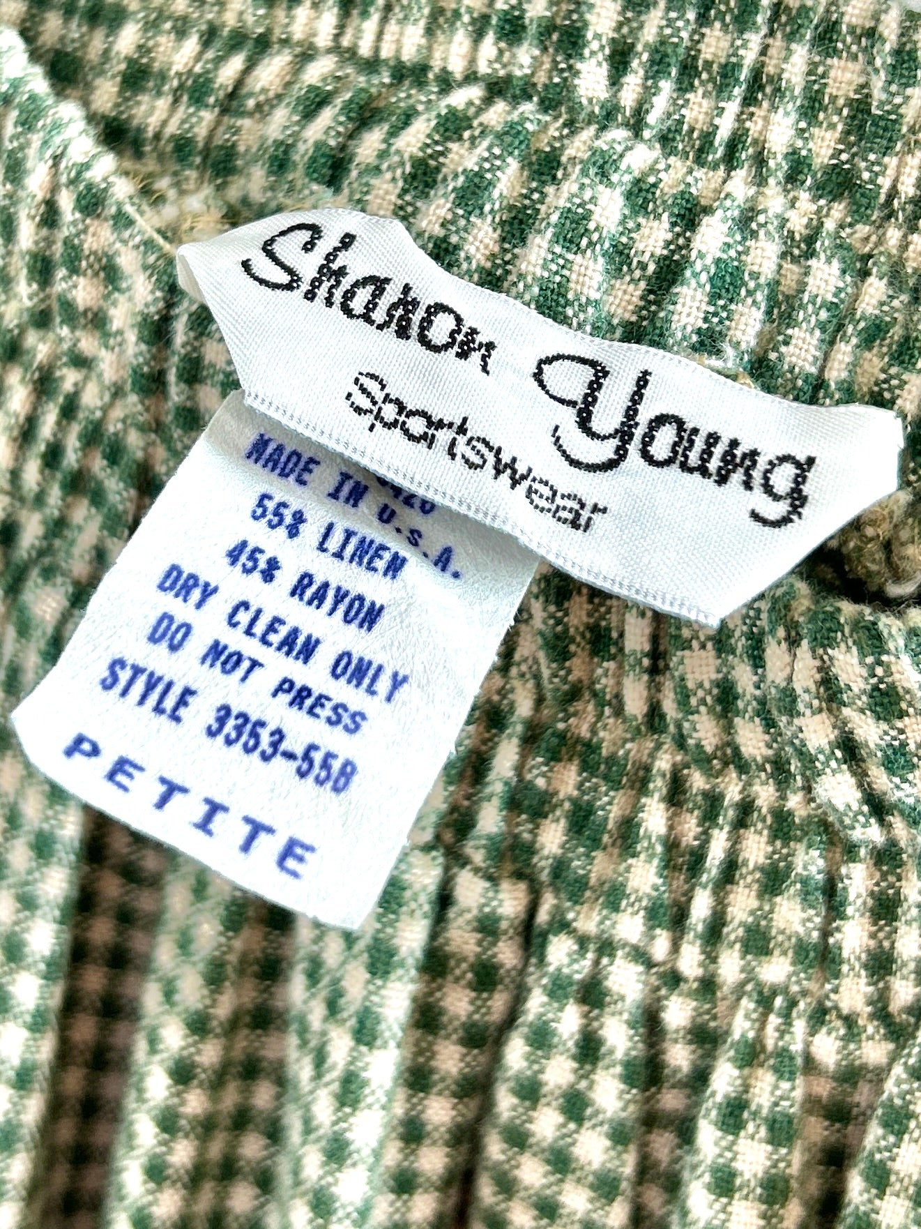 Vintage Tiered Skirt  MADE IN USA [C31852]