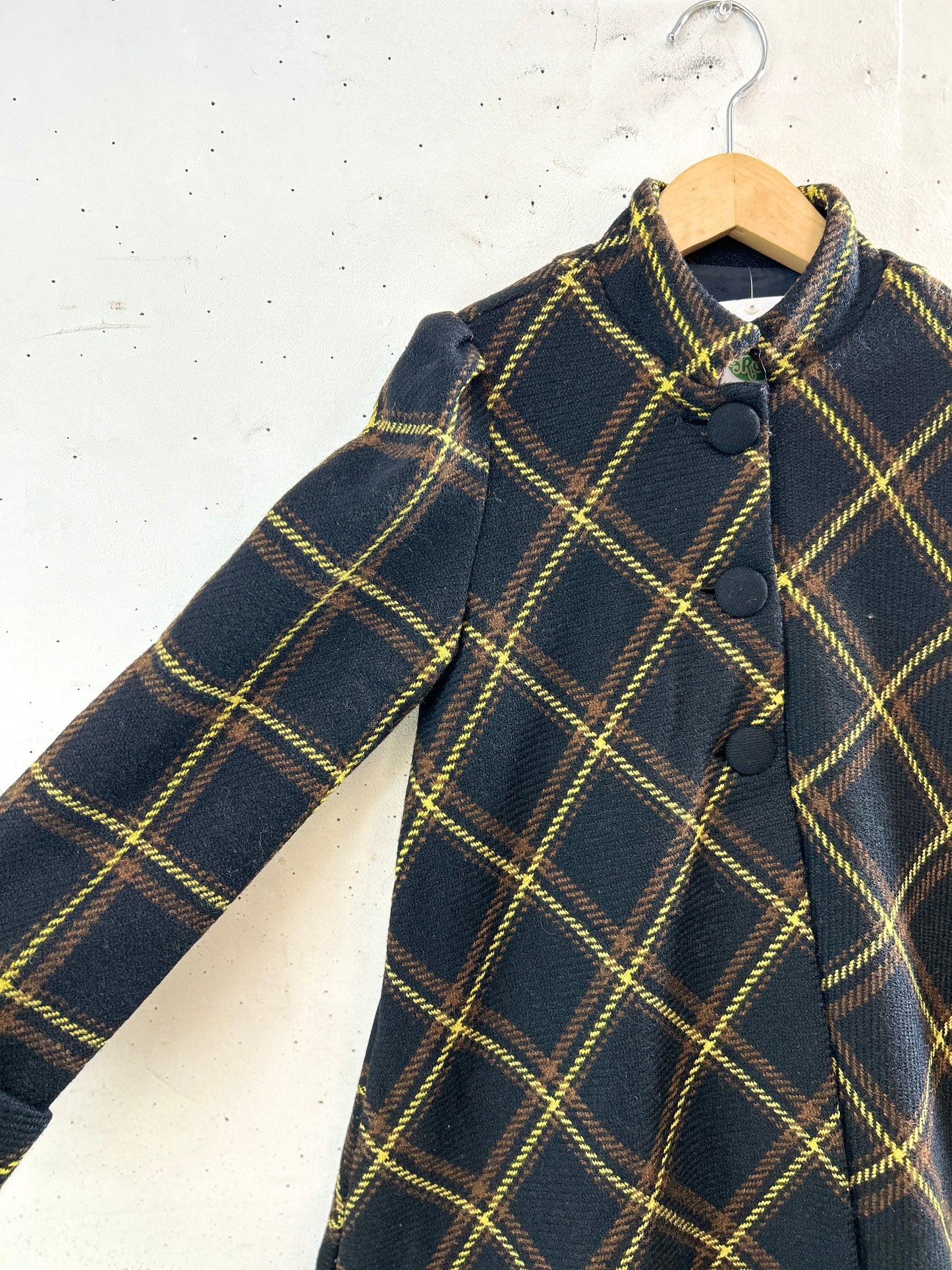 Vintage Plaid Coat  [L30964]