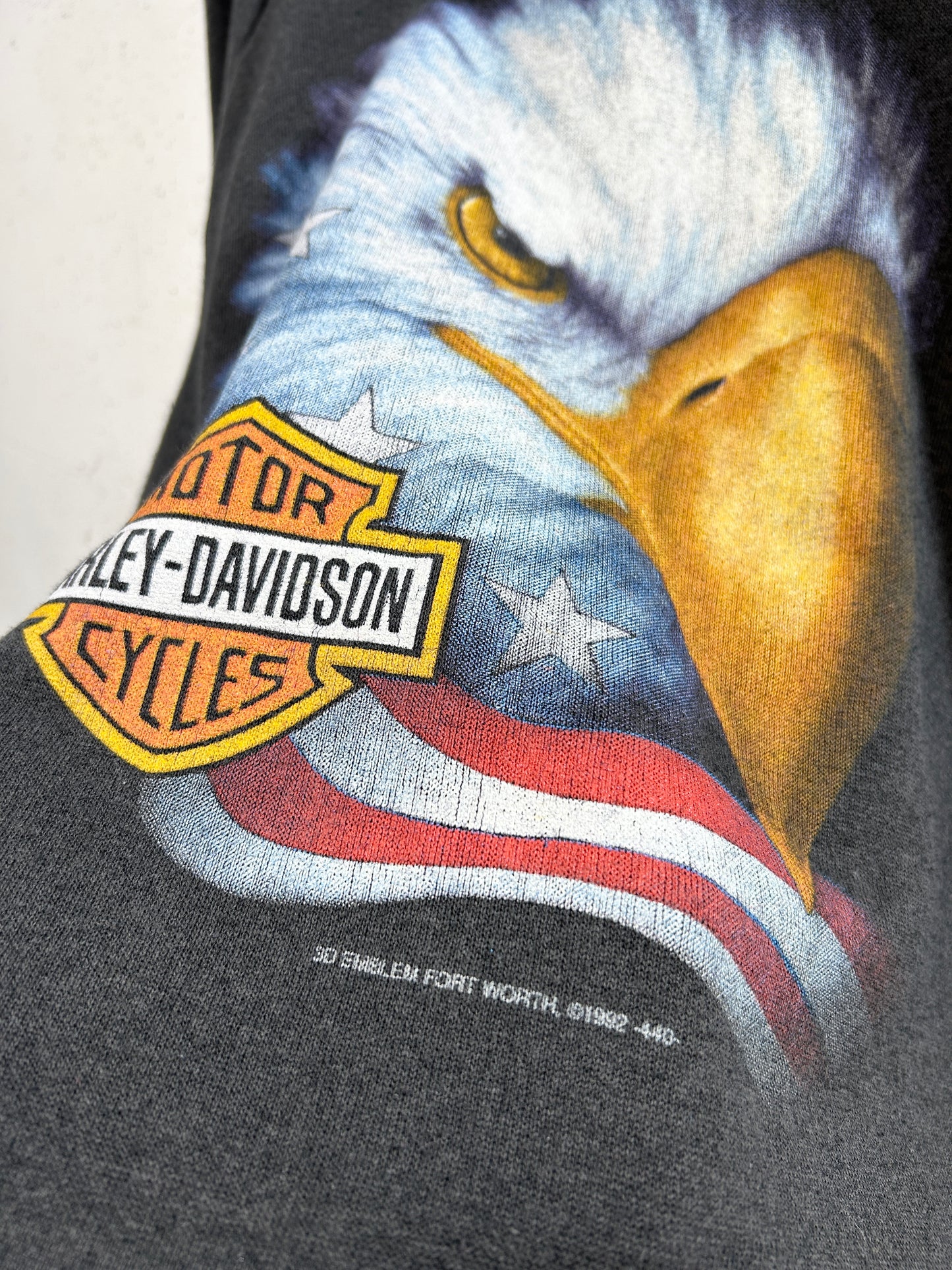 Vintage Sweat 〜3D EMBLEM Harley Davidson〜 [E32444]