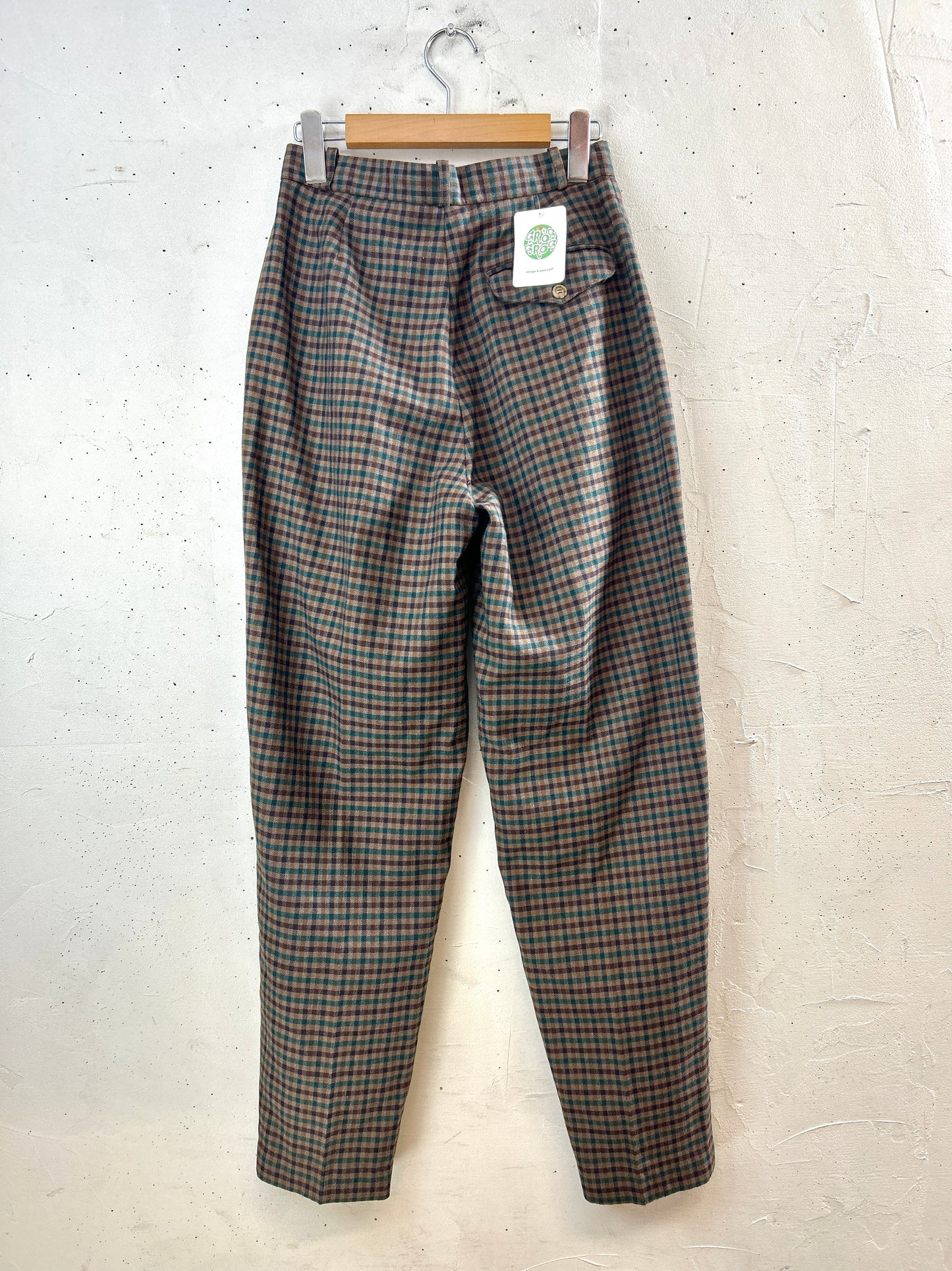 Vintage Plaid Pants [I30283]