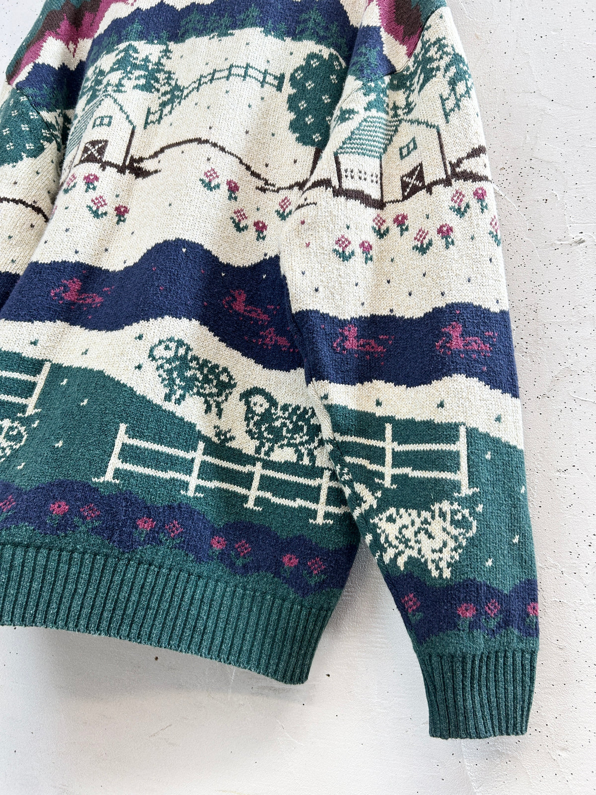 Vintage Cotton Knit Cardigan [J34185]