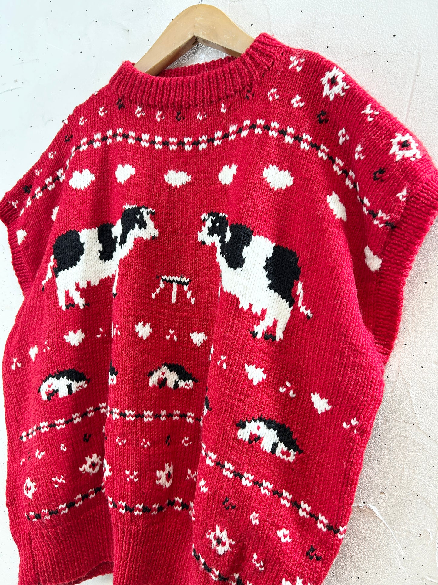 Vintage Knit Vest [K30701]