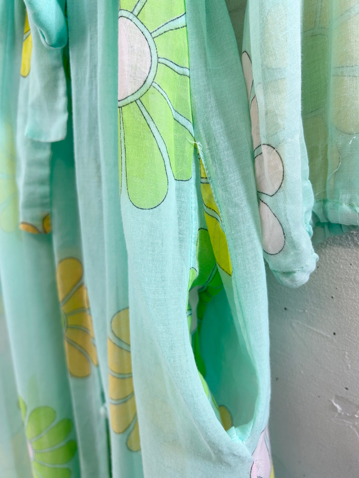 Vintage '70s Flower Dress [H30806]