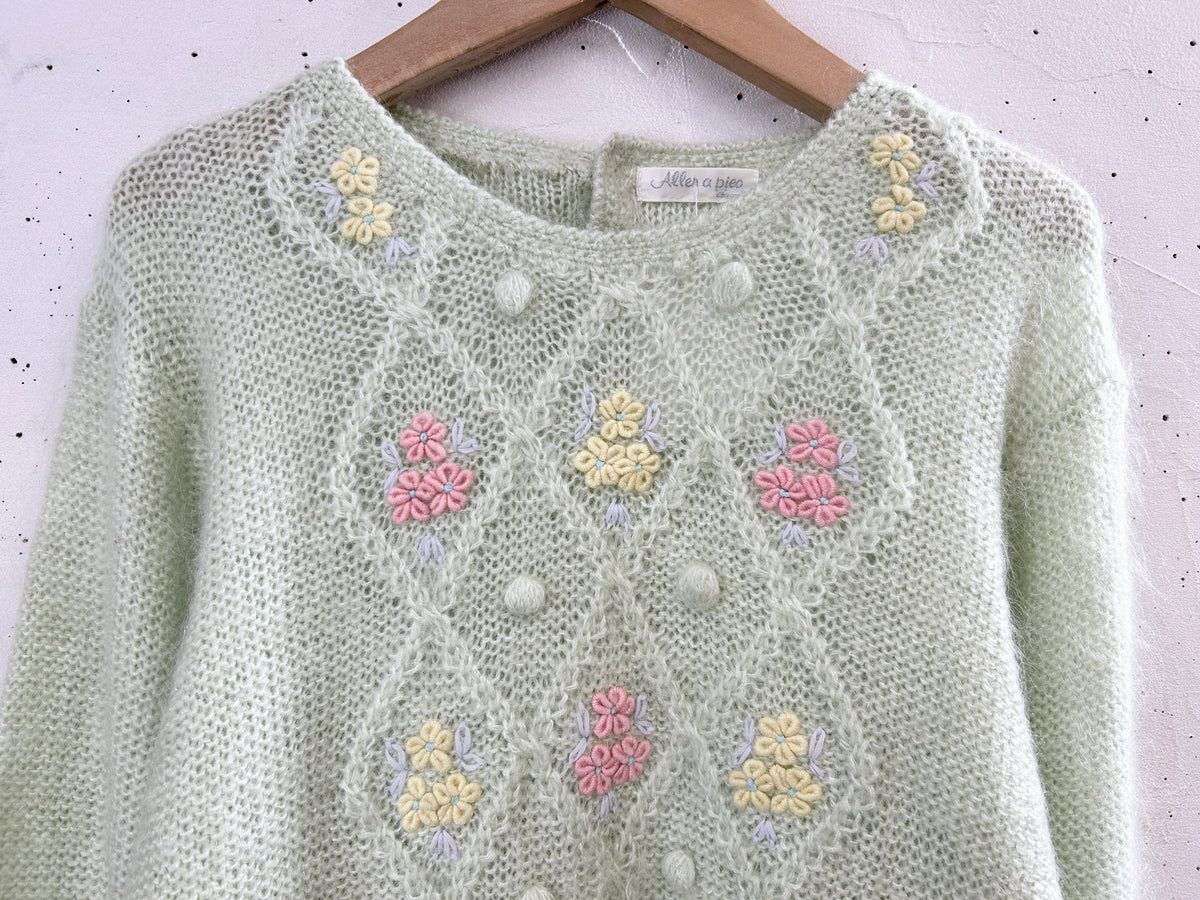 Vintage Knit Sweater  [I33851]