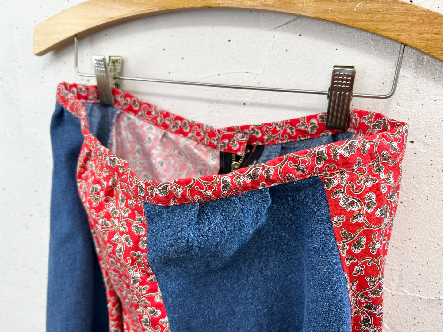 Vintage Escargot Patchwork Skirt [C31739]