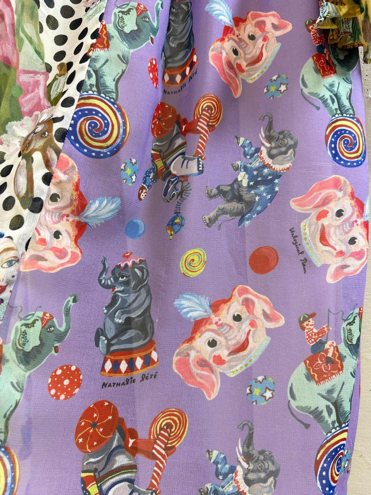 Vintage Dress 〜Nathalie Lete×UNLOGICAL POEM〜 [F32804]