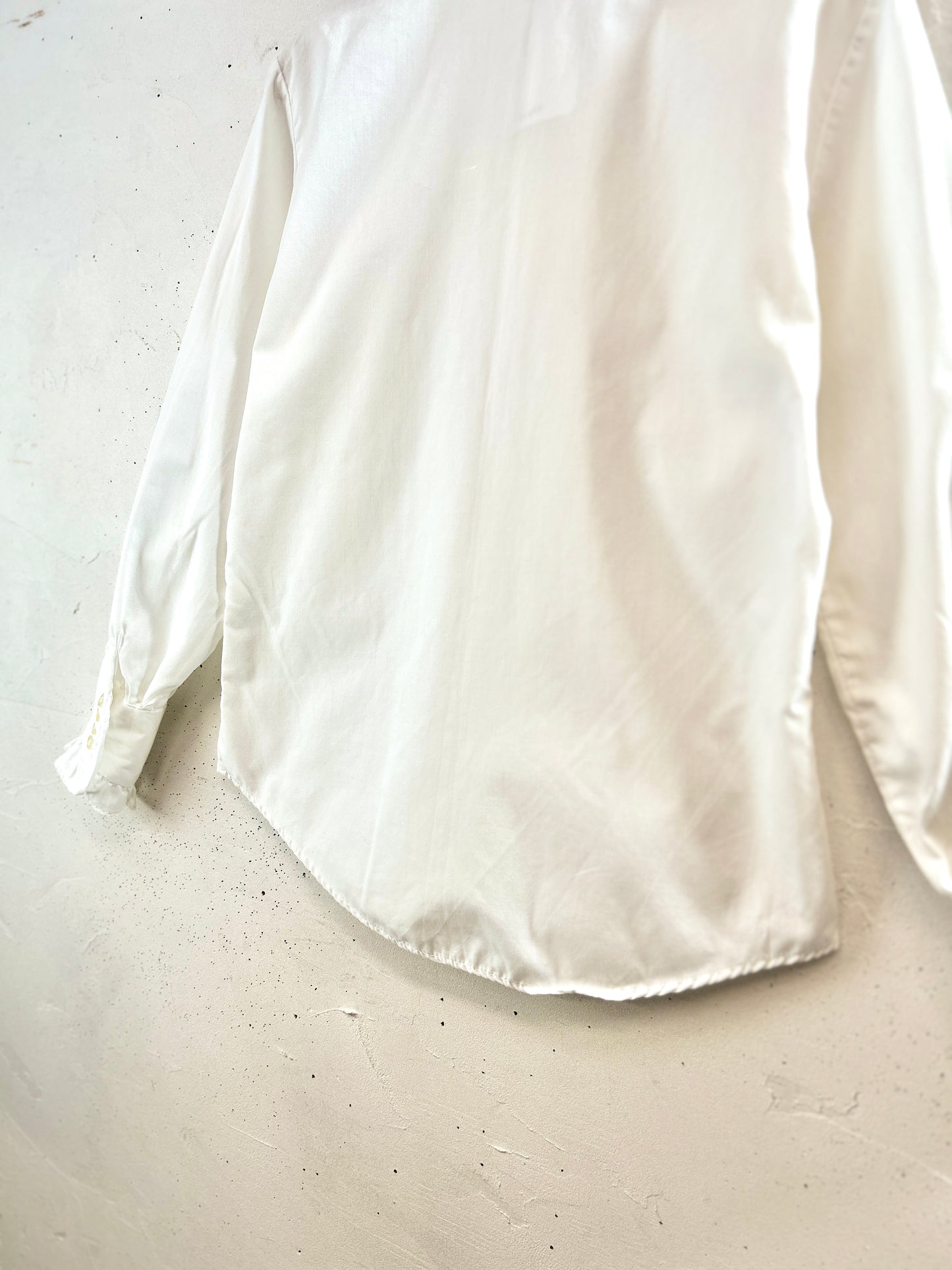 Vintage White Blouse  MADE IN USA[K30845]