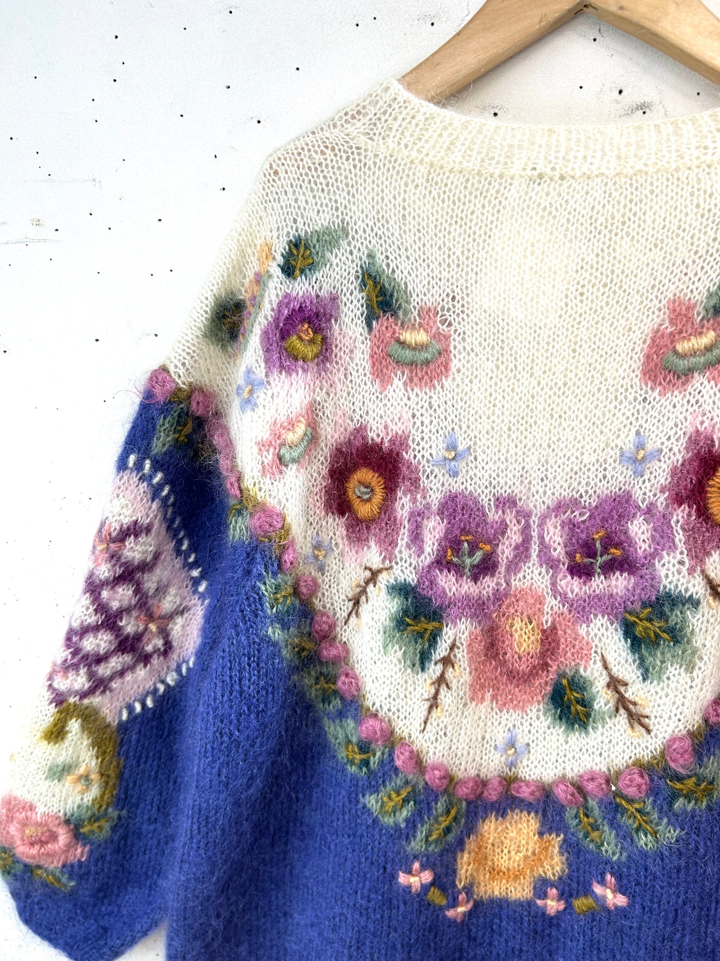 Vintage Mohair Knit Sweater [A31313]