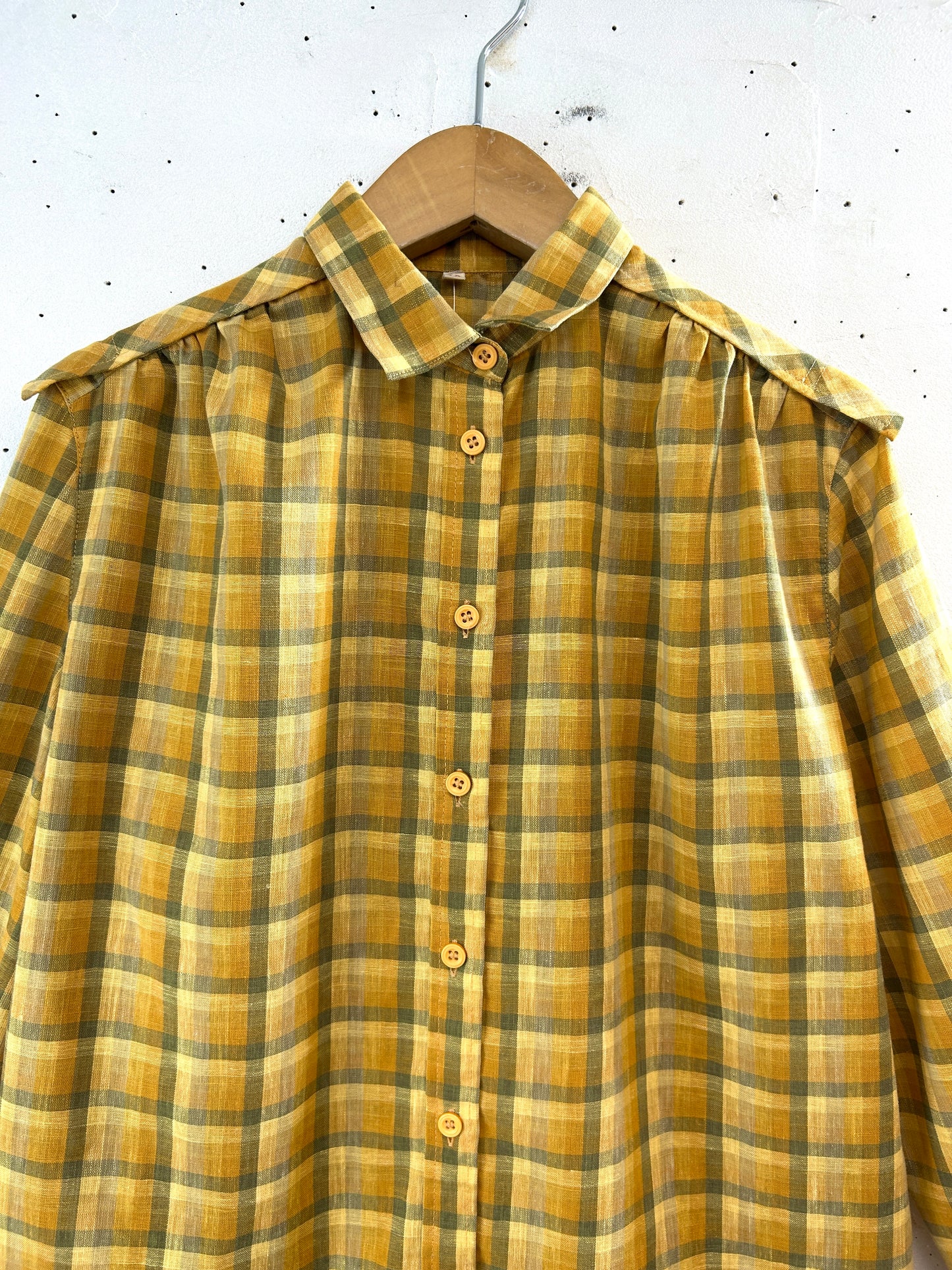 Vintage  Plaid Shirt [E32526]