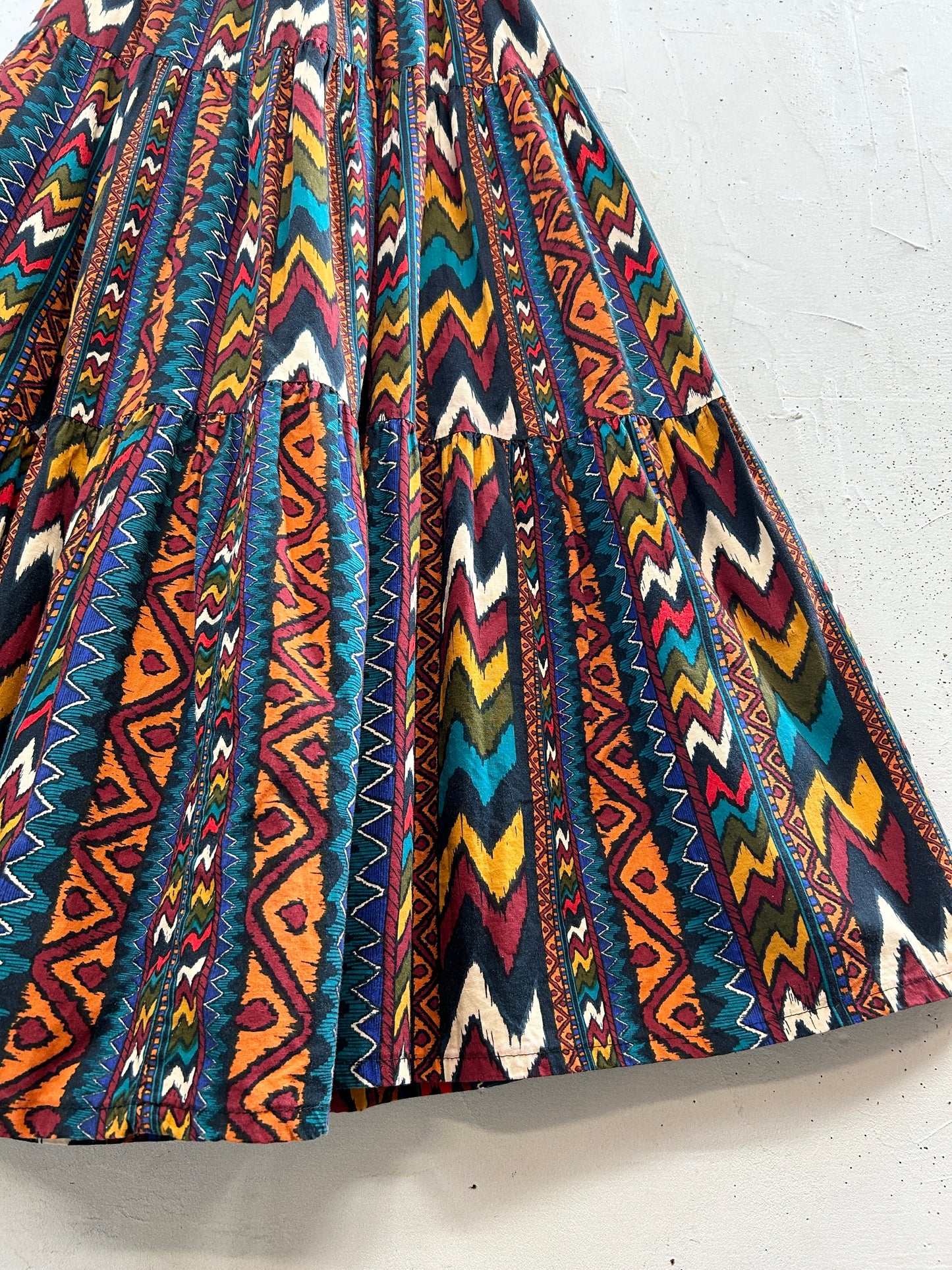 Vintage Tired Skirt MADE IN USA [L31129]
