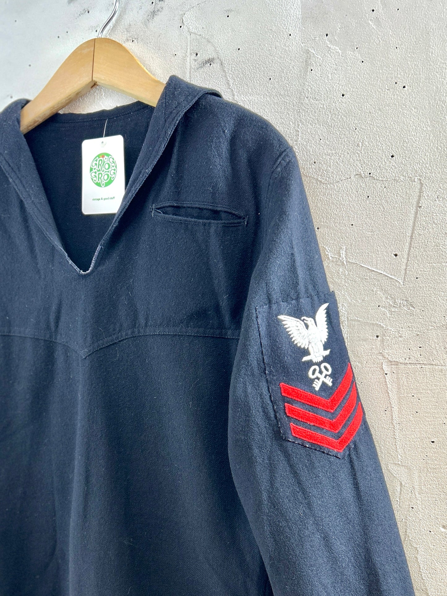 '60s Vintage U.S.NAVY Sailor Shirt [J30480]