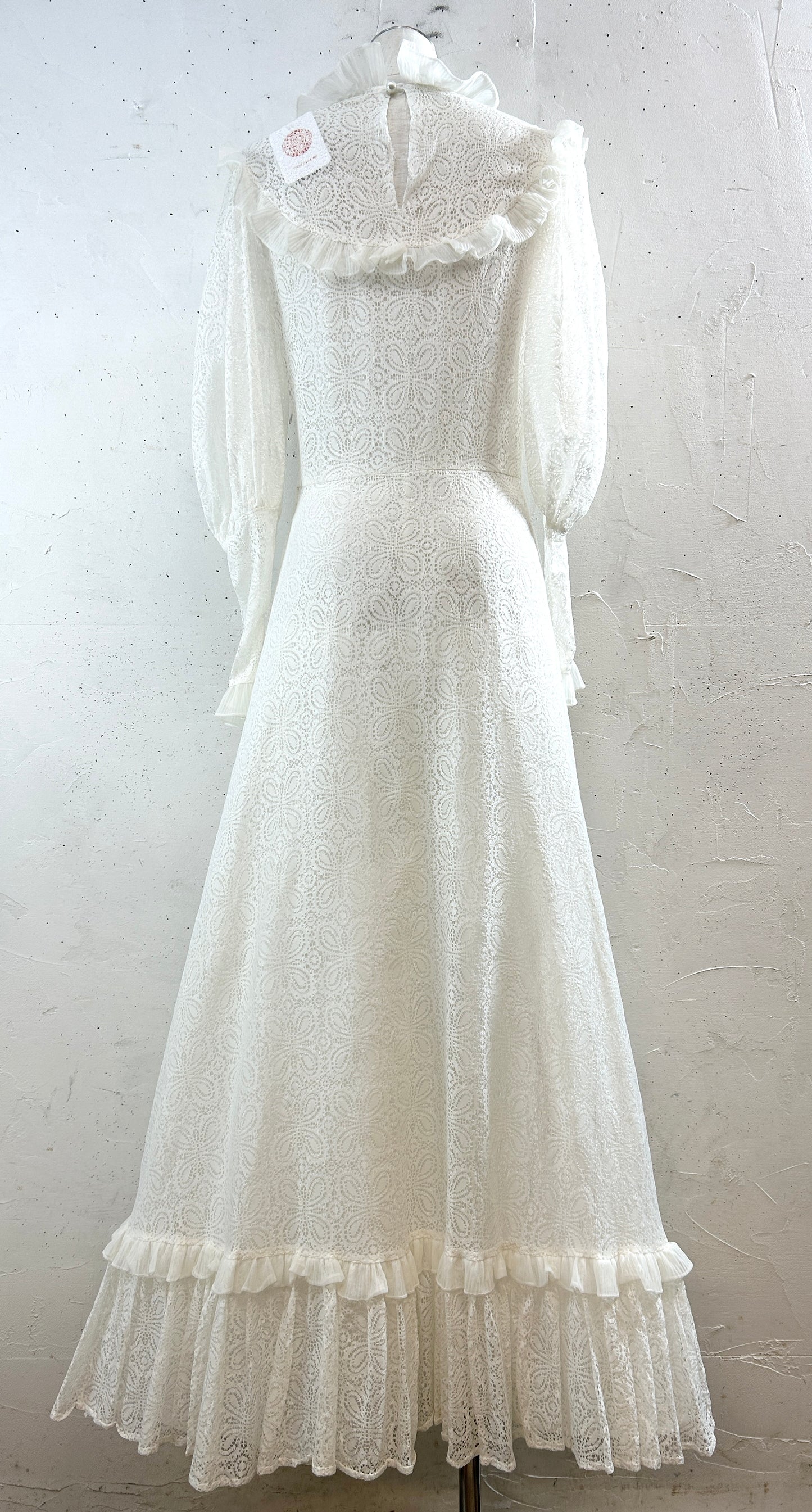 Vintage White Lace Dress [K30815]