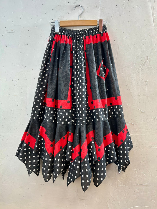 Vintage Bandanna Patchwork Skirt [G30729]