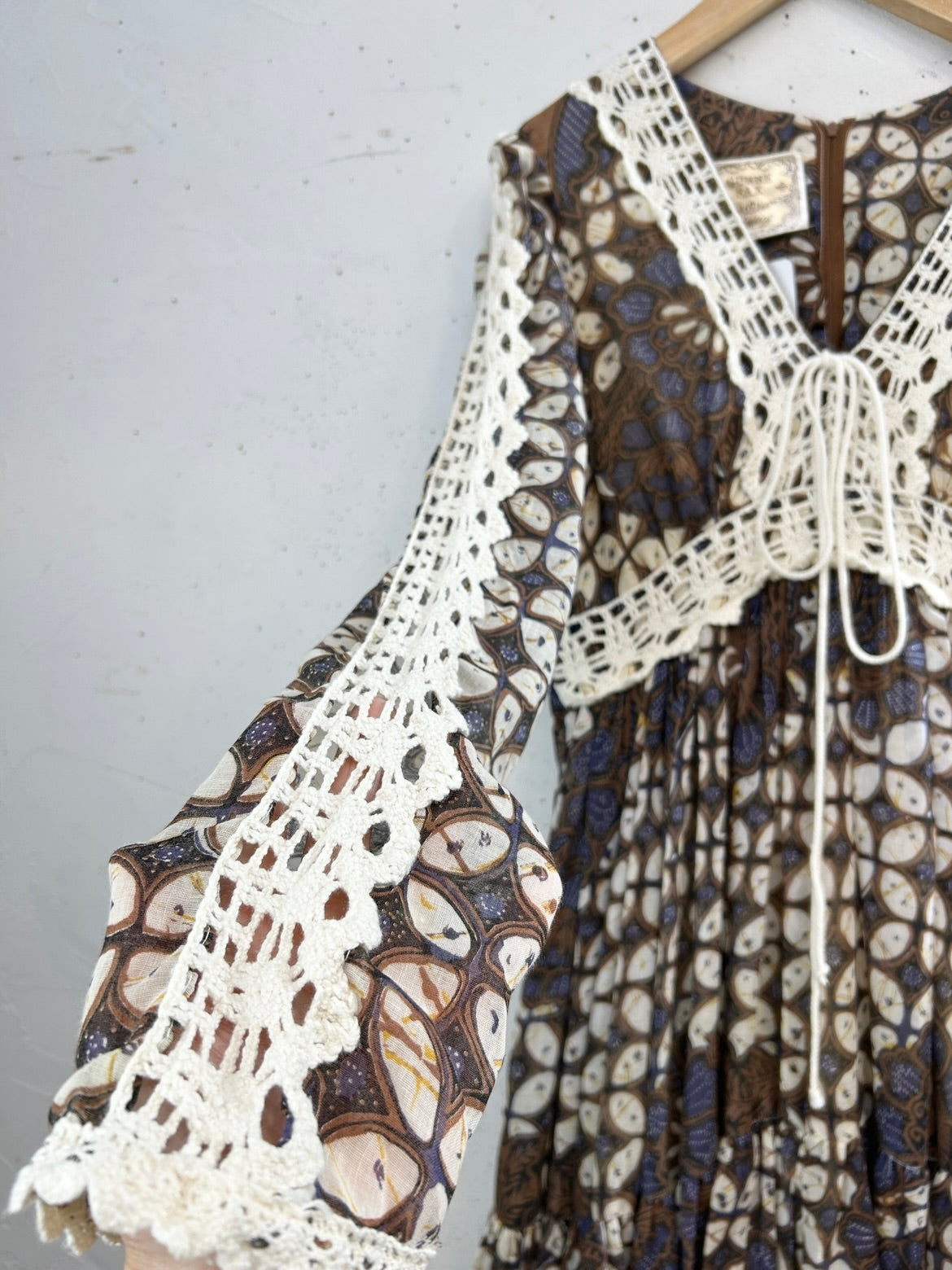 ’70s Vintage Dress でかタグ〜GUNNE SAX〜[E32310]