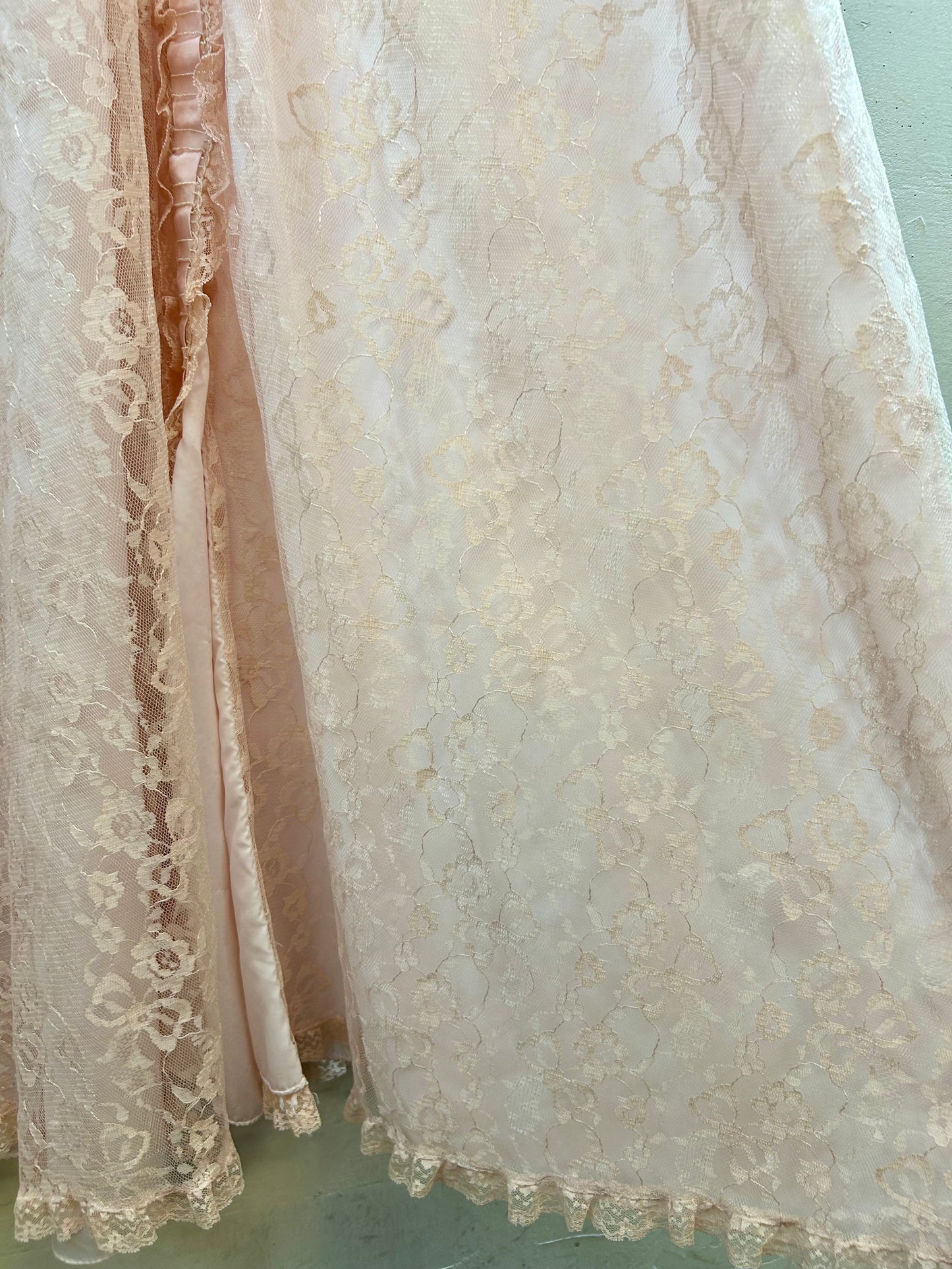 ’60s Vintage Lingerie Gown 〜ODETTE BARSA〜 [G30782]