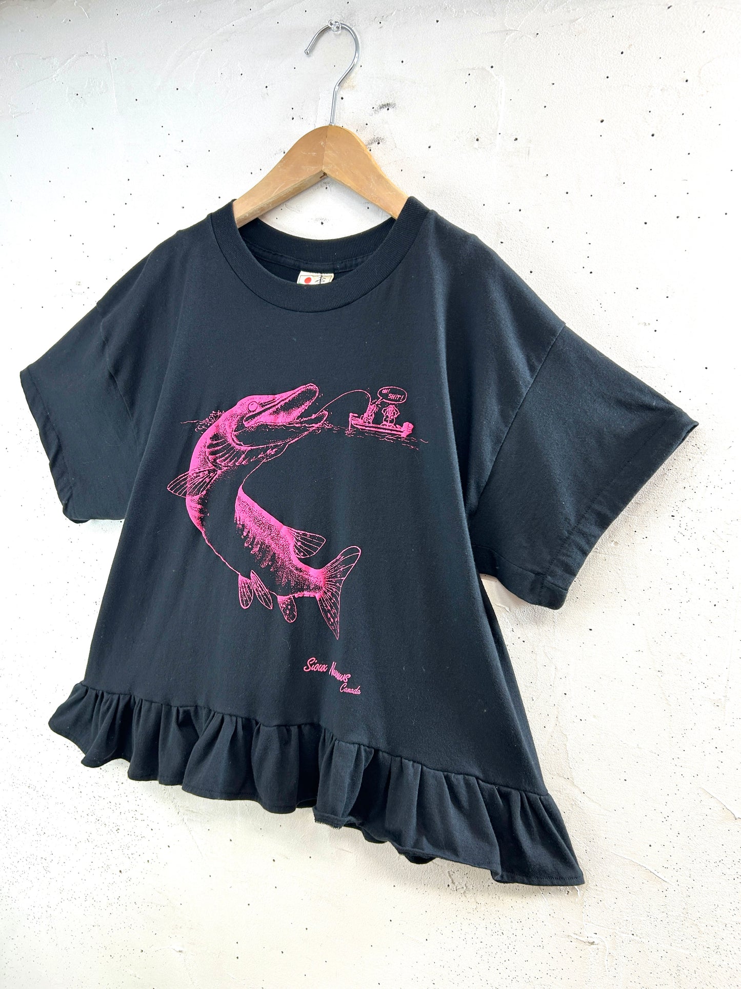 Vintage T Shirt 〜Funny dot CRAZY〜 [F32747]