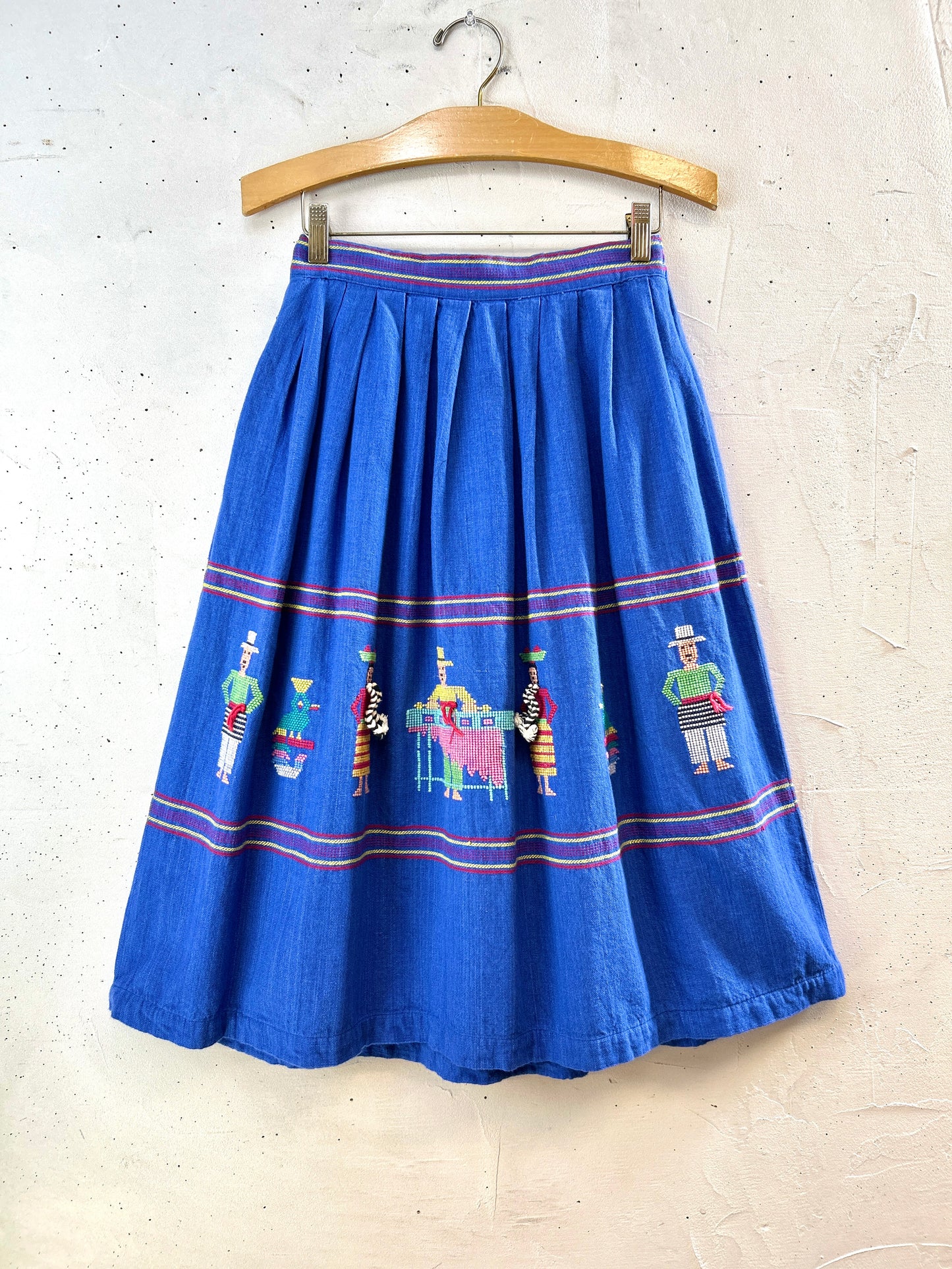 Vintage Guatemala Embroidery Skirt [H30814]